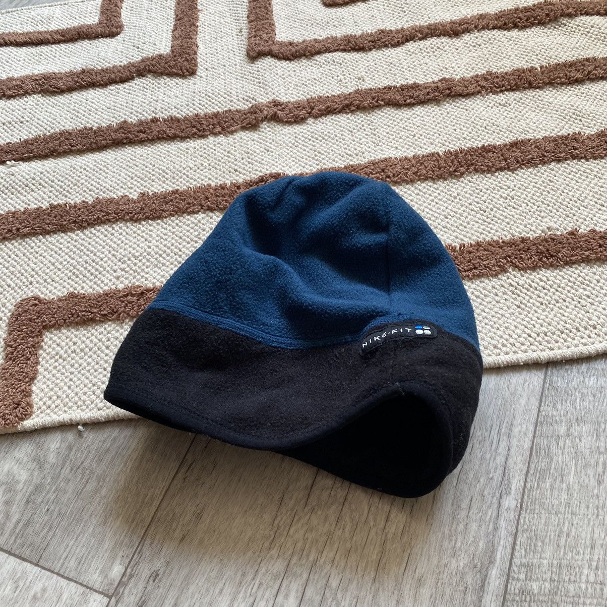 Nike VINTAGE NIKE FIT DRILL FLEECE BEANIE HAT Size ONE SIZE - 4 Thumbnail