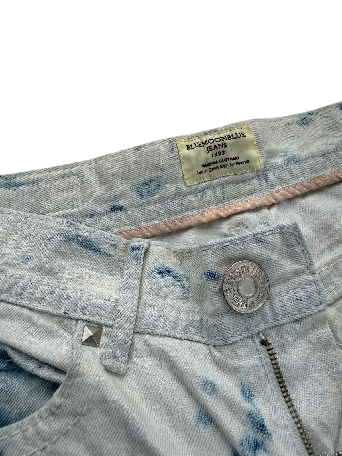 Hysteric Glamour BLUE MOON BLUE JEANS DISTRESSED STYLE JEANS Size 30" / US 8 / IT 44 - 3 Thumbnail