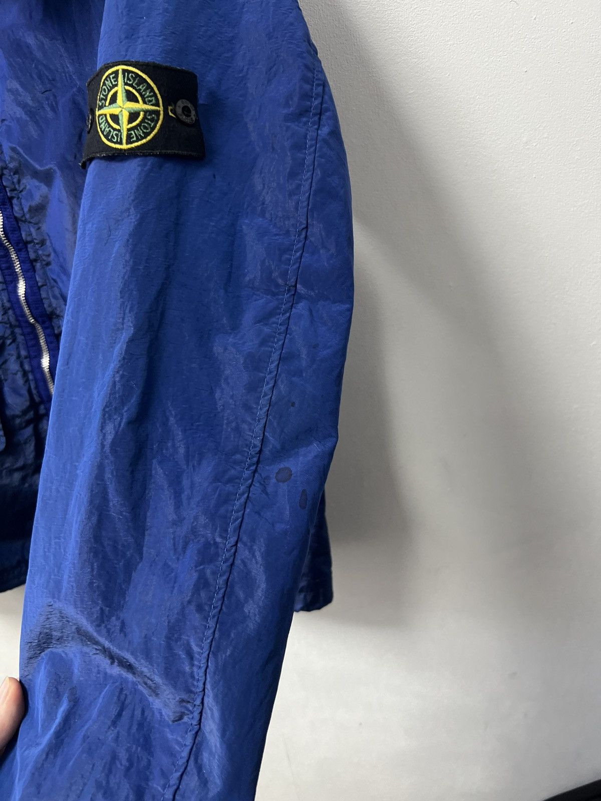 Stone Island Rare Vintage Stone Island Nylon Jacket Metal Blue Mens Size US L / EU 52-54 / 3 - 11 Thumbnail