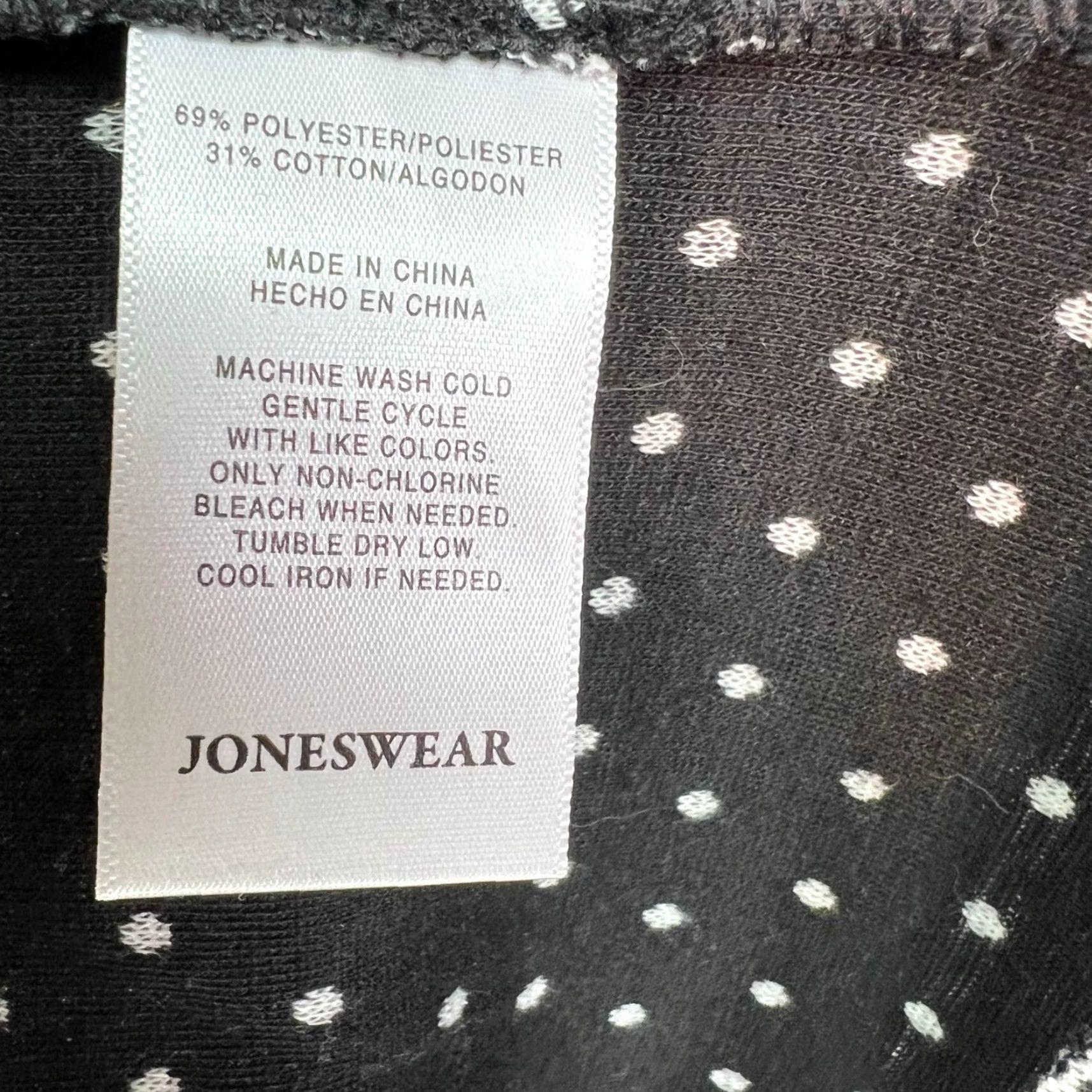Vintage Joneswear Cardigan Womens 2XL Black White Drape Wrap Vest Size XXL / US 16-18 / IT 52-54 - 7 Thumbnail