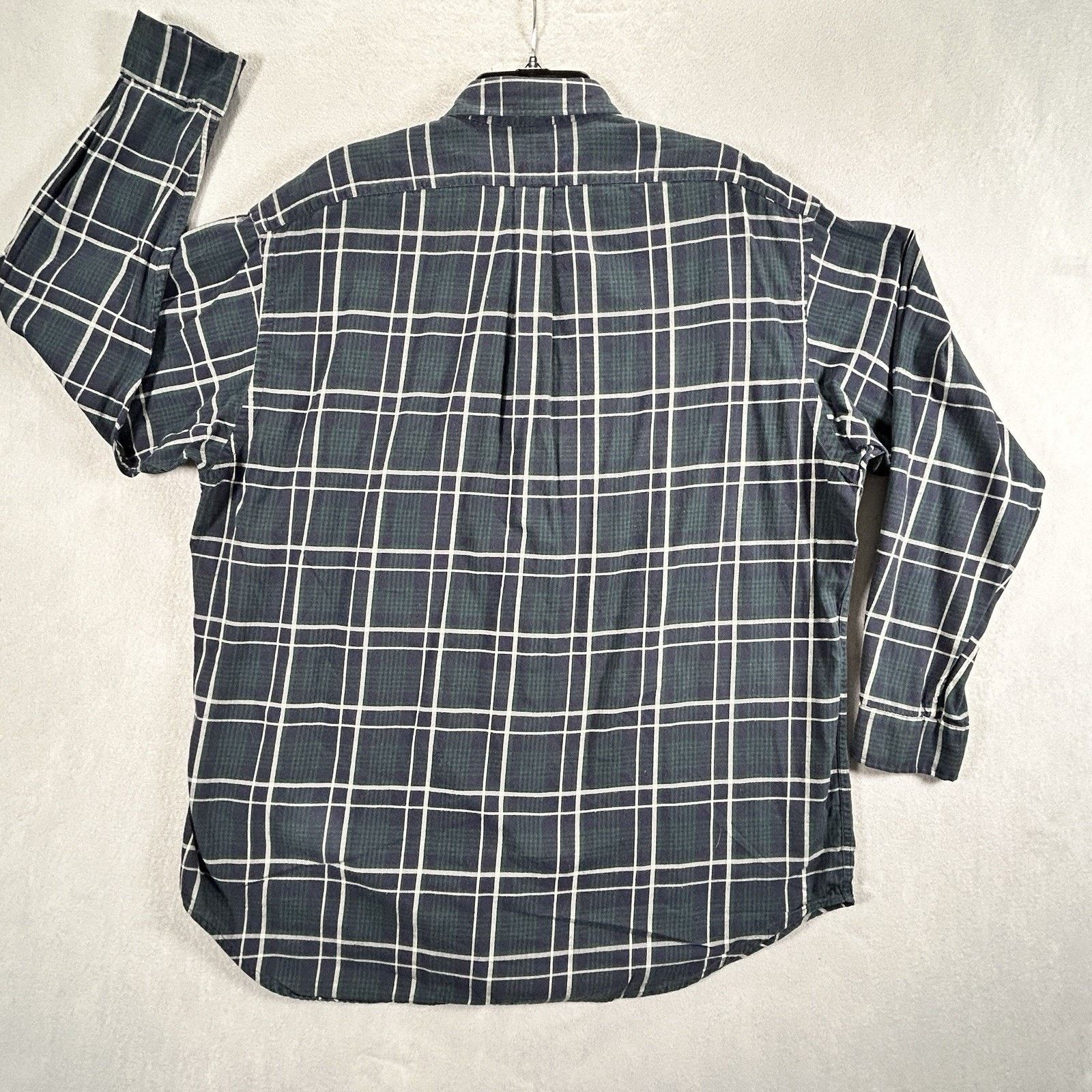 Lauren Ralph Lauren Ralph Lauren Blaire Large Blue Green Plaid Button Down Shirt Size US XL / EU 56 / 4 - 5 Thumbnail