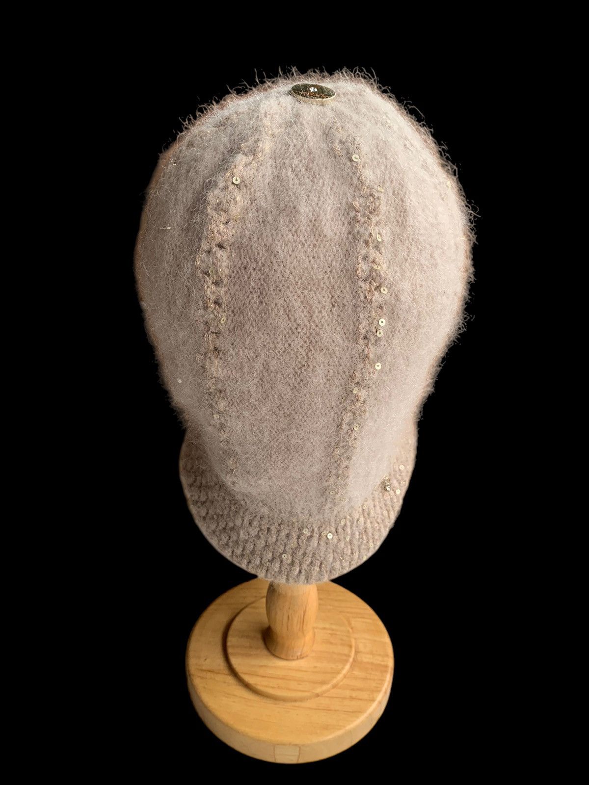 Japanese Brand × Kapital × Vintage Made In Italy Mohair Fur Winter Art Session Beanie Hats Size ONE SIZE - 4 Thumbnail