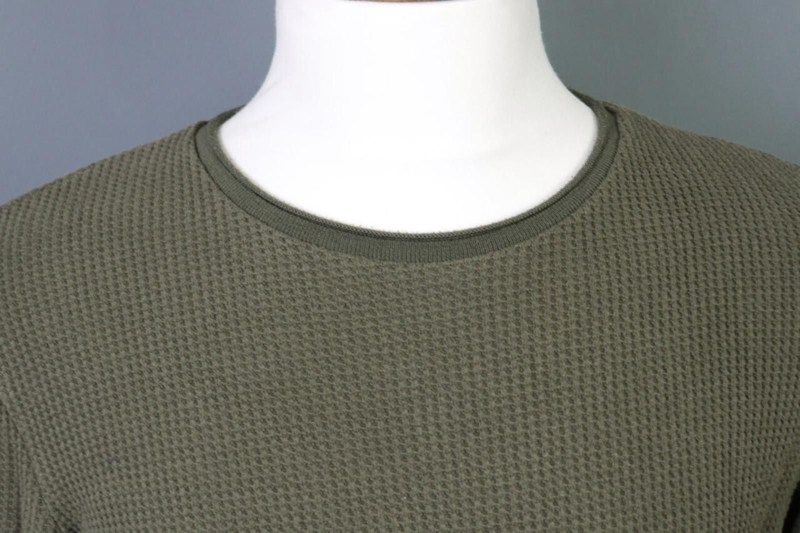 Z Zegna Z Zegna Khaki Waffle Knit Sweater Size US M / EU 48-50 / 2 - 3 Thumbnail
