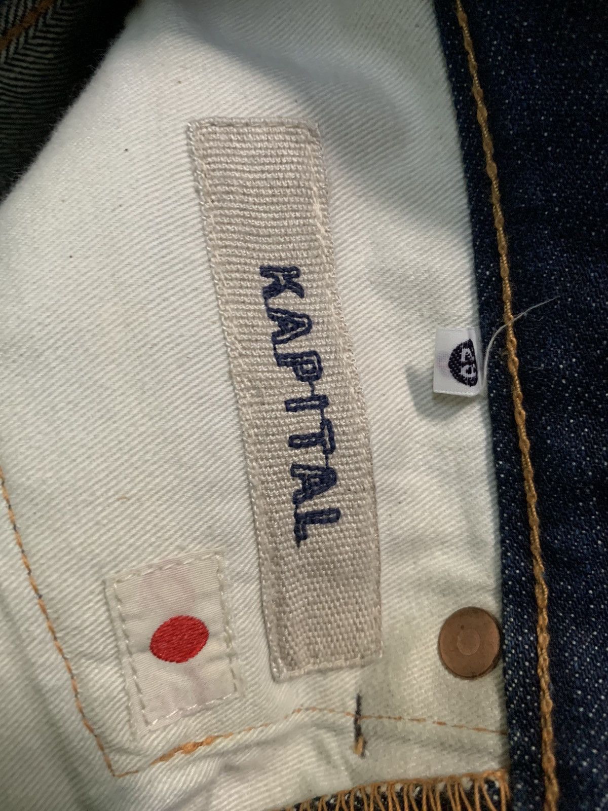 Kapital KAPITAL PATCHWORK HIPPIES STYLE REWORK JAPANESE INSANE DENIM Size US 29 - 25 Thumbnail
