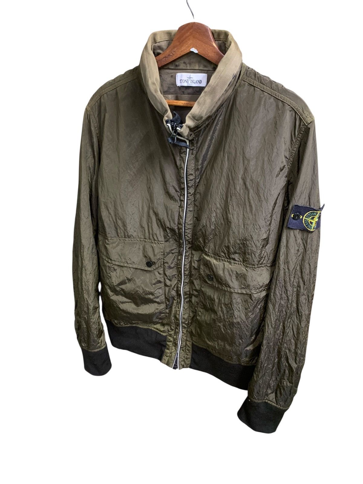 Stone Island STONE ISLAND NYLON METAL JACKET HOODIE Size US L / EU 52-54 / 3 - 6 Thumbnail