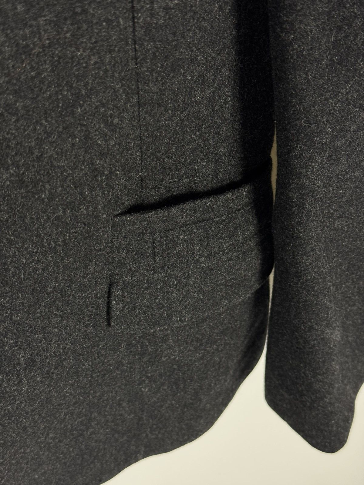 Armani Exchange Armani Exchange Wool Blend Leather Collar Blazer Jacket Size US S / EU 44-46 / 1 - 8 Thumbnail