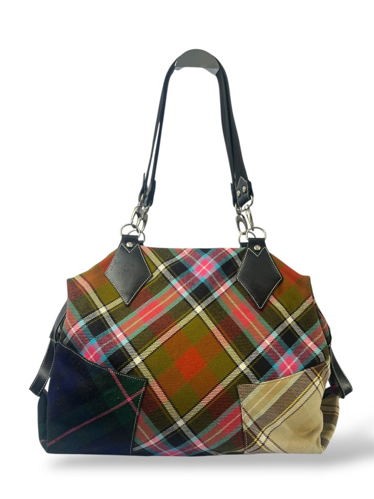 Vivienne Westwood Wool Tartan Shoulder bag Size ONE SIZE - 1 Thumbnail