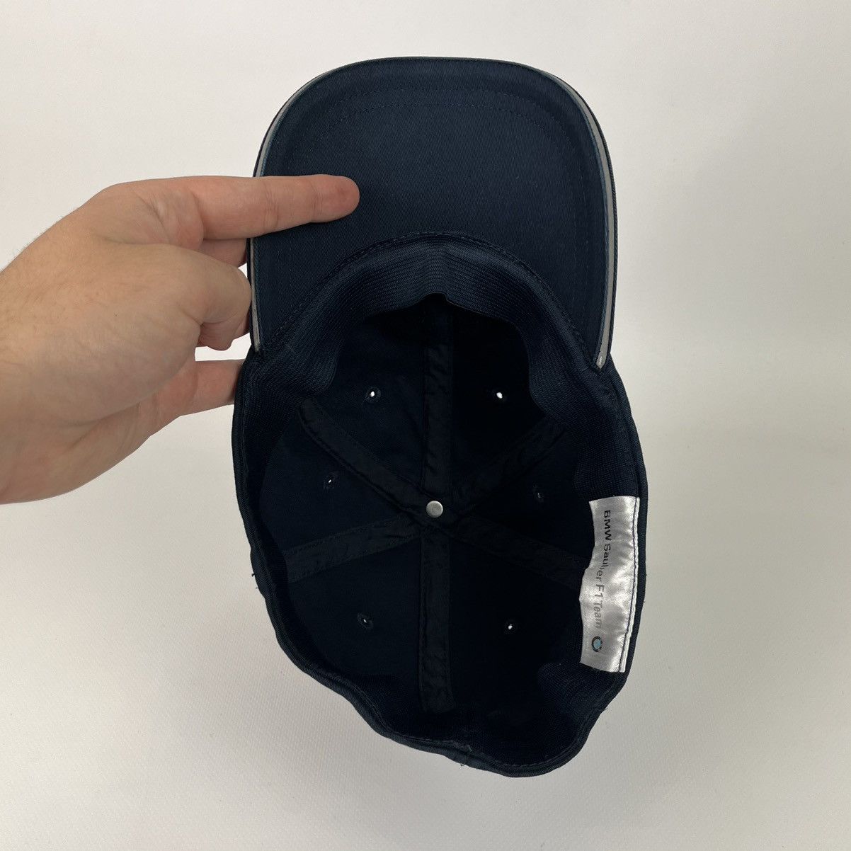 BMW 2009 BMW Sauber F1 Team Racing Sport Top Hat Cap Blue Motor Size ONE SIZE - 12 Thumbnail