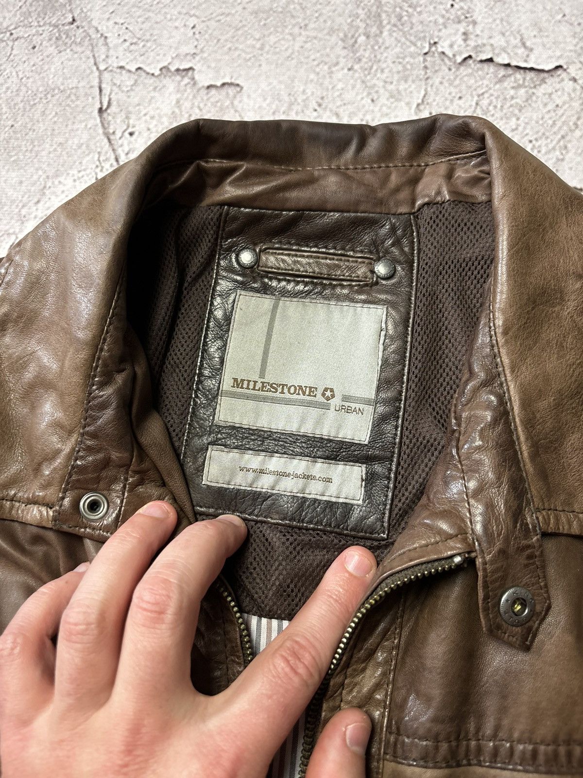 Milestone Milestone Urban Leather Jacket Genuine Lamb Leather Size US S / EU 44-46 / 1 - 12 Thumbnail