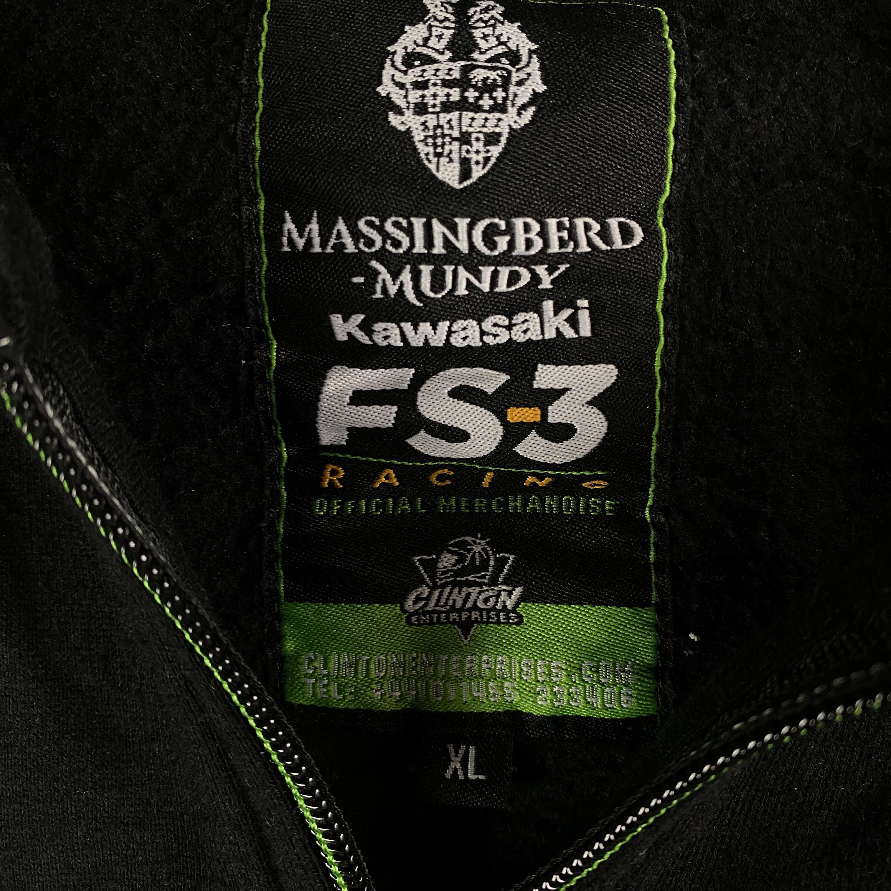 Other Mens Hoodies Full Zip Kawasaki Racing FS-3 Size XL Size US XL / EU 56 / 4 - 6 Thumbnail
