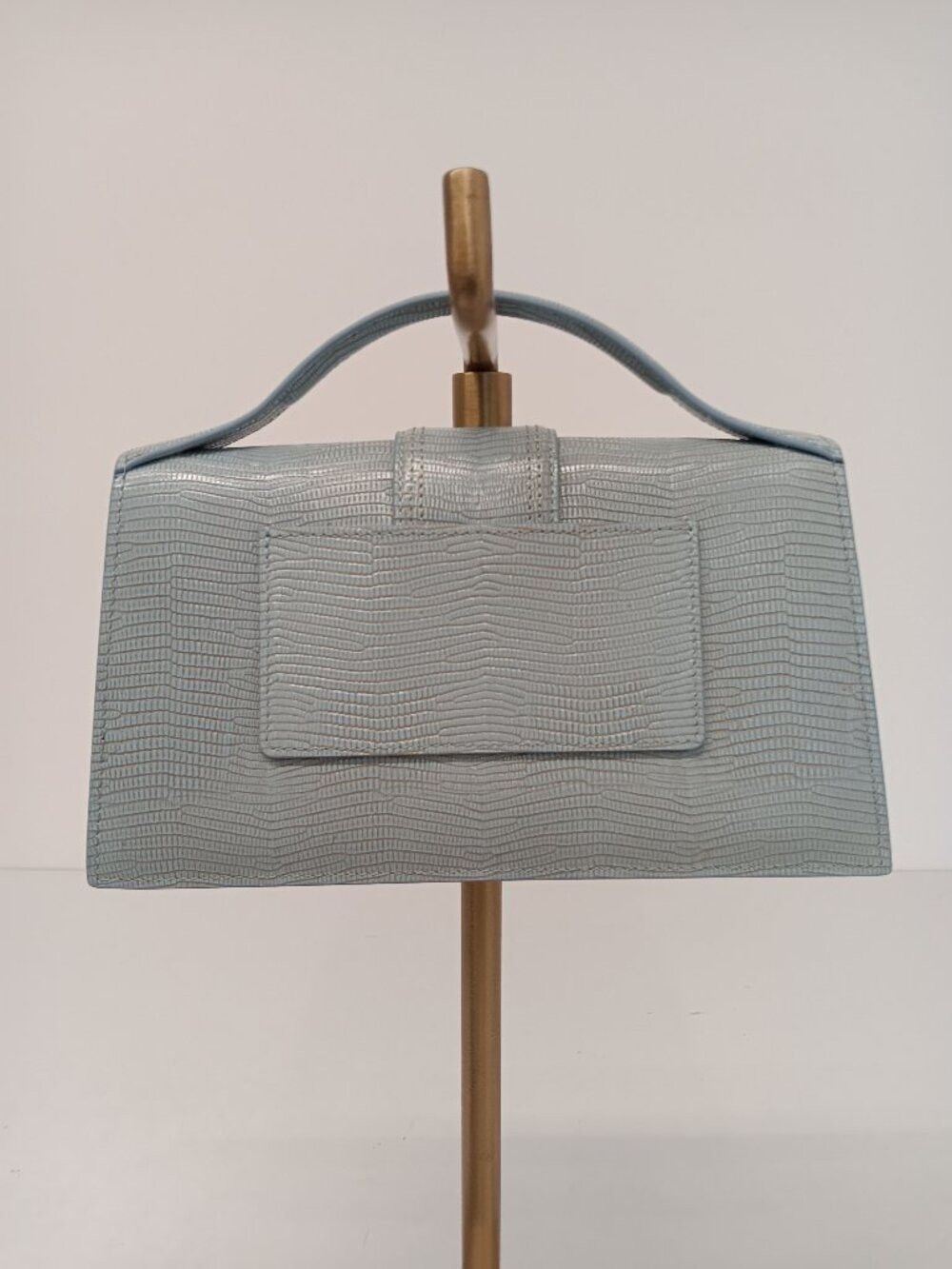 Jacquemus Jacquemus Le Grand Bambino Lizard Embossed Shoulder Bag Size ONE SIZE - 4 Thumbnail