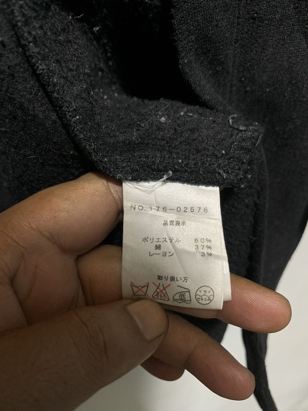 If Six Was Nine × Kansai Yamamoto × Le Grande Bleu (L.G.B.) Vtg Kansai asymmetrical distressed gothic punk styled hoodie Size US L / EU 52-54 / 3 - 16 Thumbnail