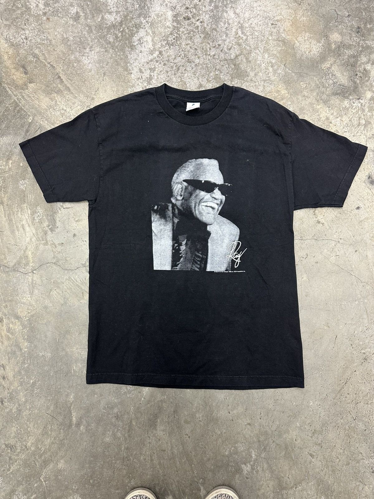 AAA Vintage 1998 Ray Charles Tee Size US L / EU 52-54 / 3 - 1 Thumbnail
