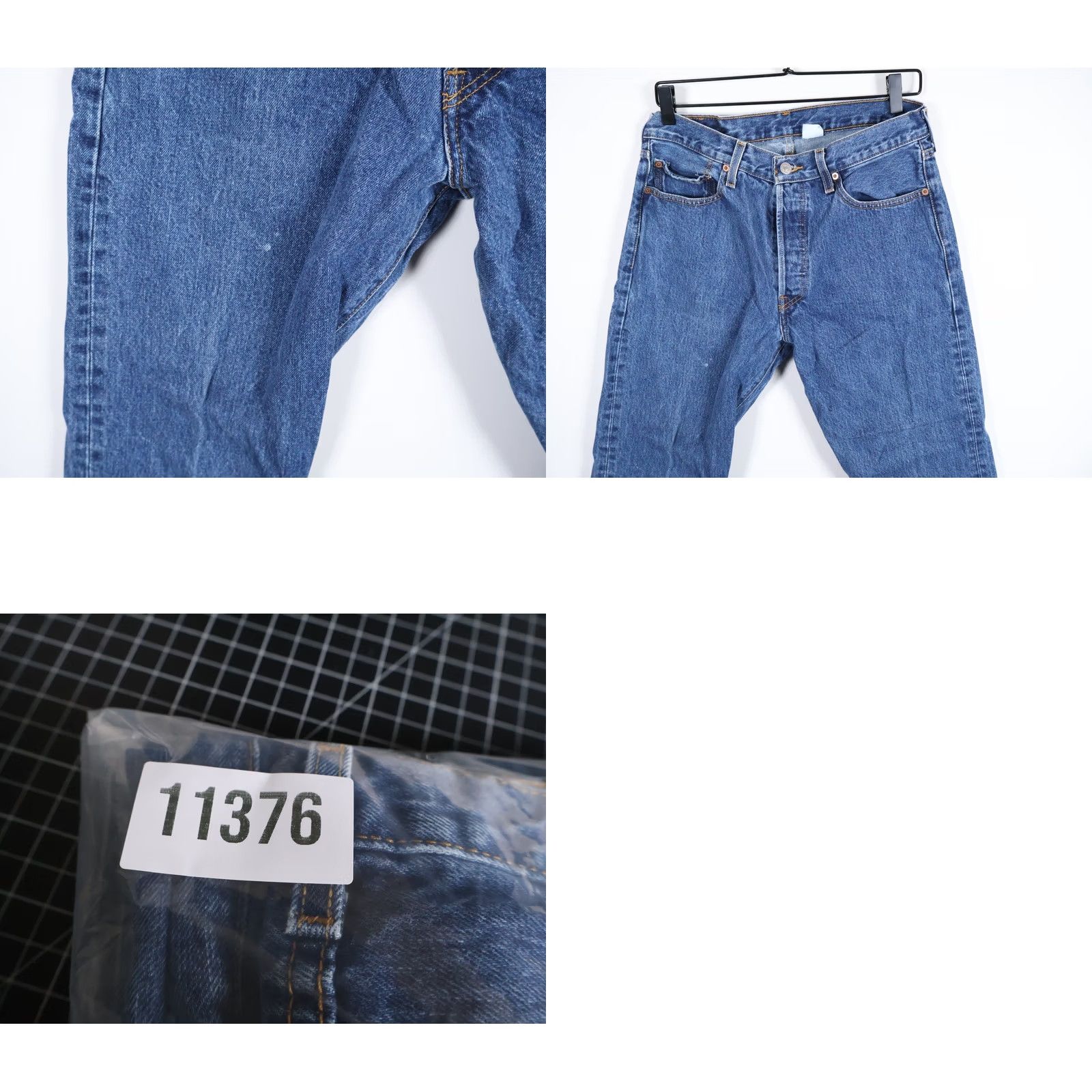Levi's VINTAGE Levi's 501 XX Jeans Men 31 x 29 Blue Button Fly VTG 2005 Denim Straight 90s Size US 31 - 10 Thumbnail
