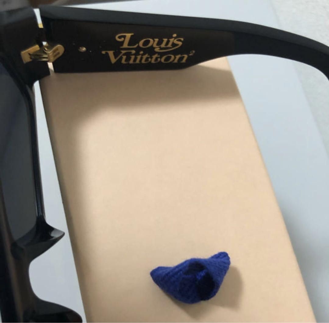 Louis Vuitton × Nigo LOUIS VUITTON x NIGO Lock Sunglasses Z1361E Black Size ONE SIZE - 3 Thumbnail