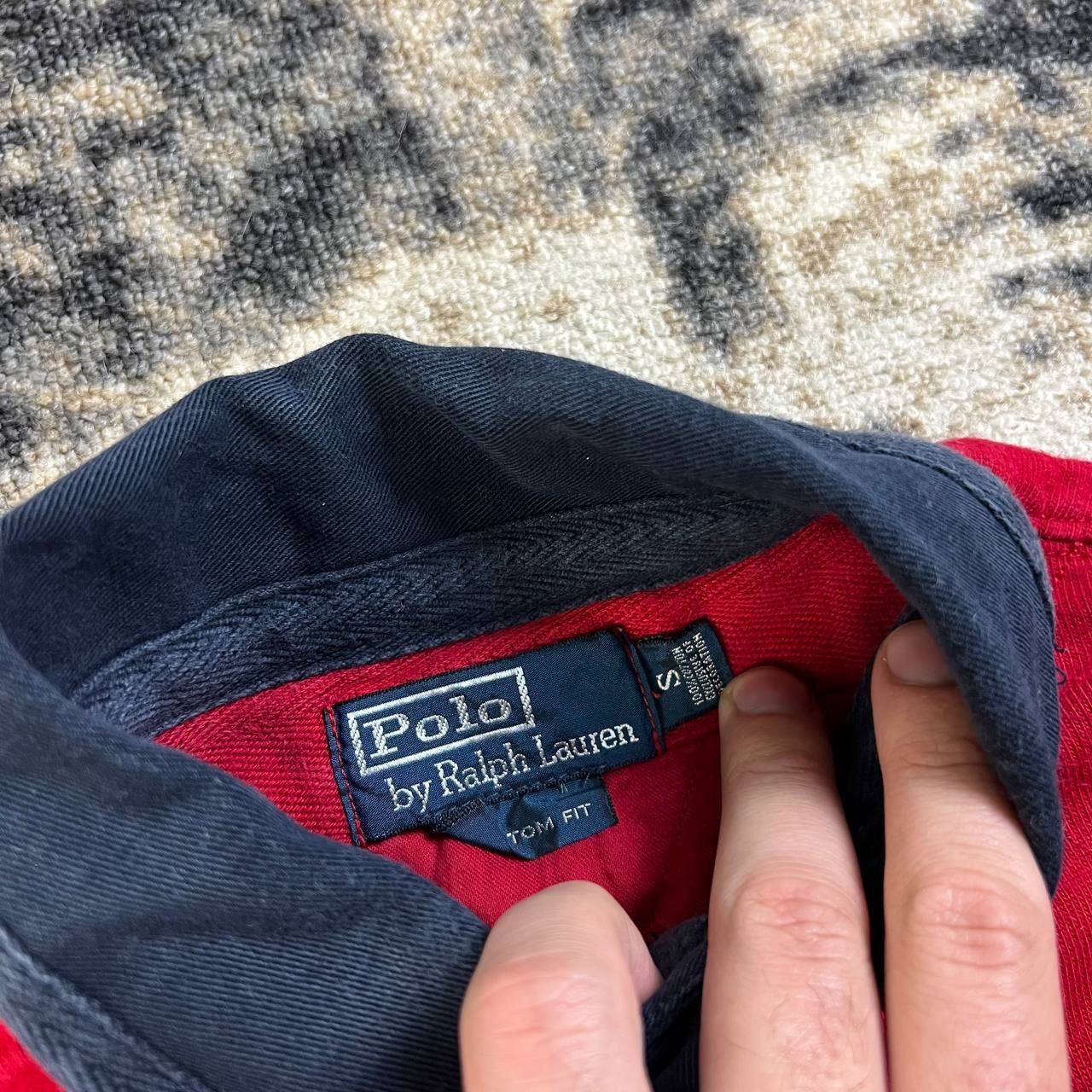 Polo Ralph Lauren Big Logo Vintage Y2K Rugby Long Sleeve