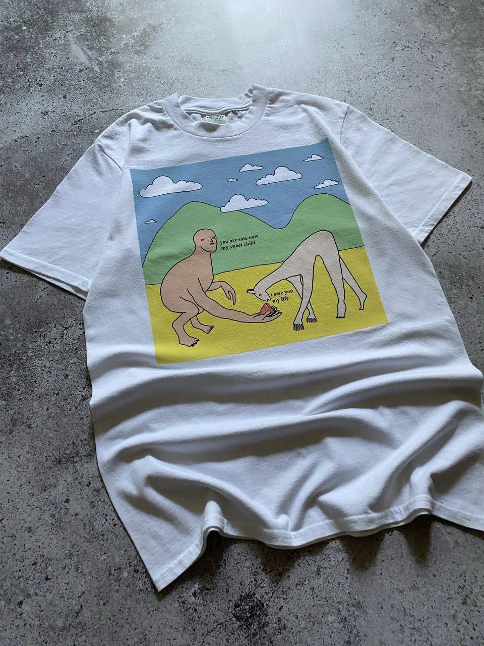 CHRIS SIMPSONS ARTIST ART MEME T SHIRT VERY RARE