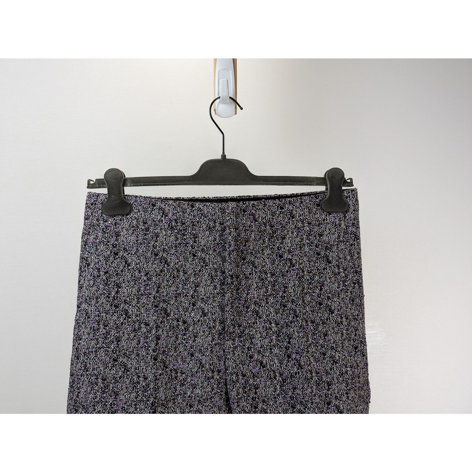 Bottega Veneta o1rshd1 Multicol Wool Viscose Trousers Pants Lilac/Bordeaux Size US 30 / EU 46 - 2 Thumbnail