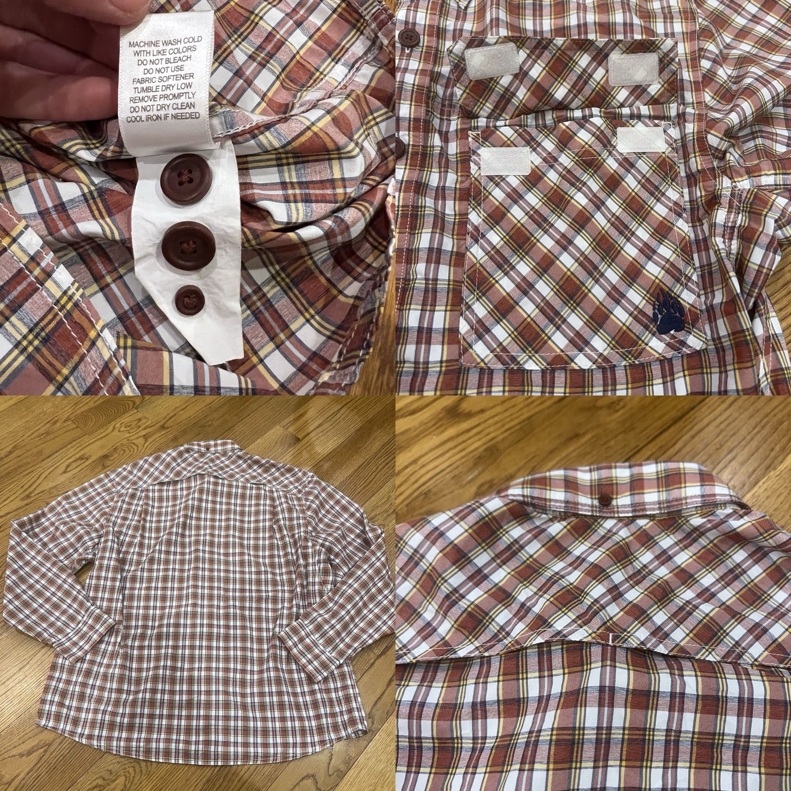 CO Duluth Trading Co Fishing Shirt Mens Large Rust Plaid Size US L / EU 52-54 / 3 - 8 Thumbnail