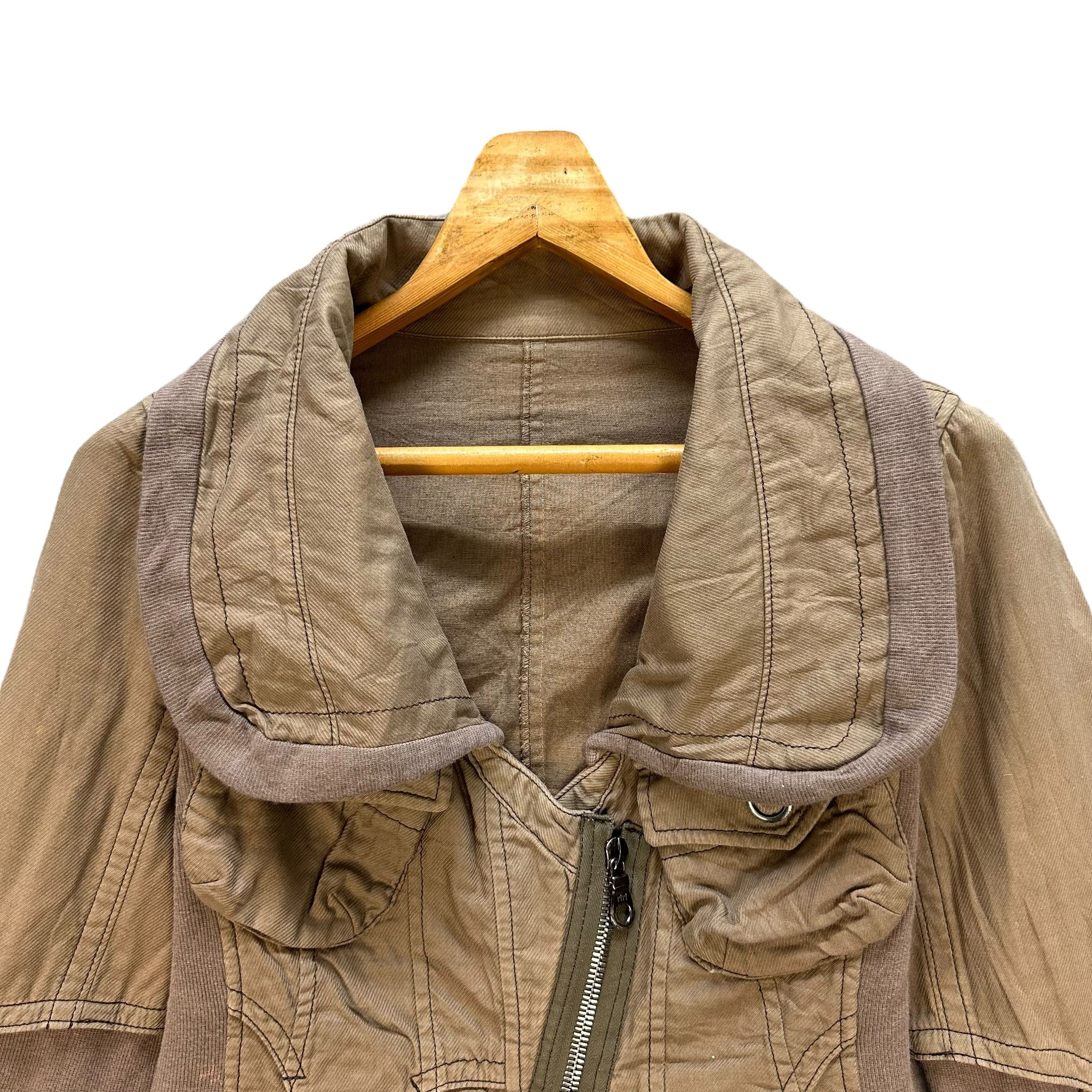 Japanese Brand LUXXM Made in Japan Bondage Asymmetrical Jacket #A55-1270 Size S / US 4 / IT 40 - 2 Thumbnail