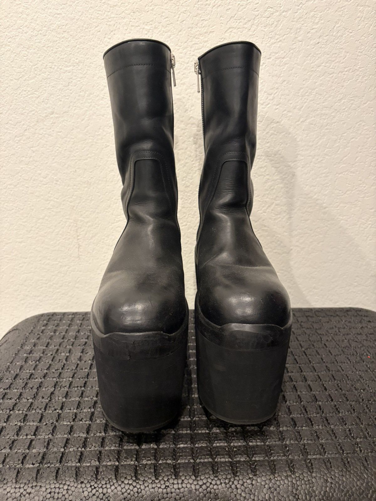 Rick Owens Rick Owens Bozo Tractor Creeper Zipper Boot Custom Sole Size US 10 / EU 43 - 2 Thumbnail