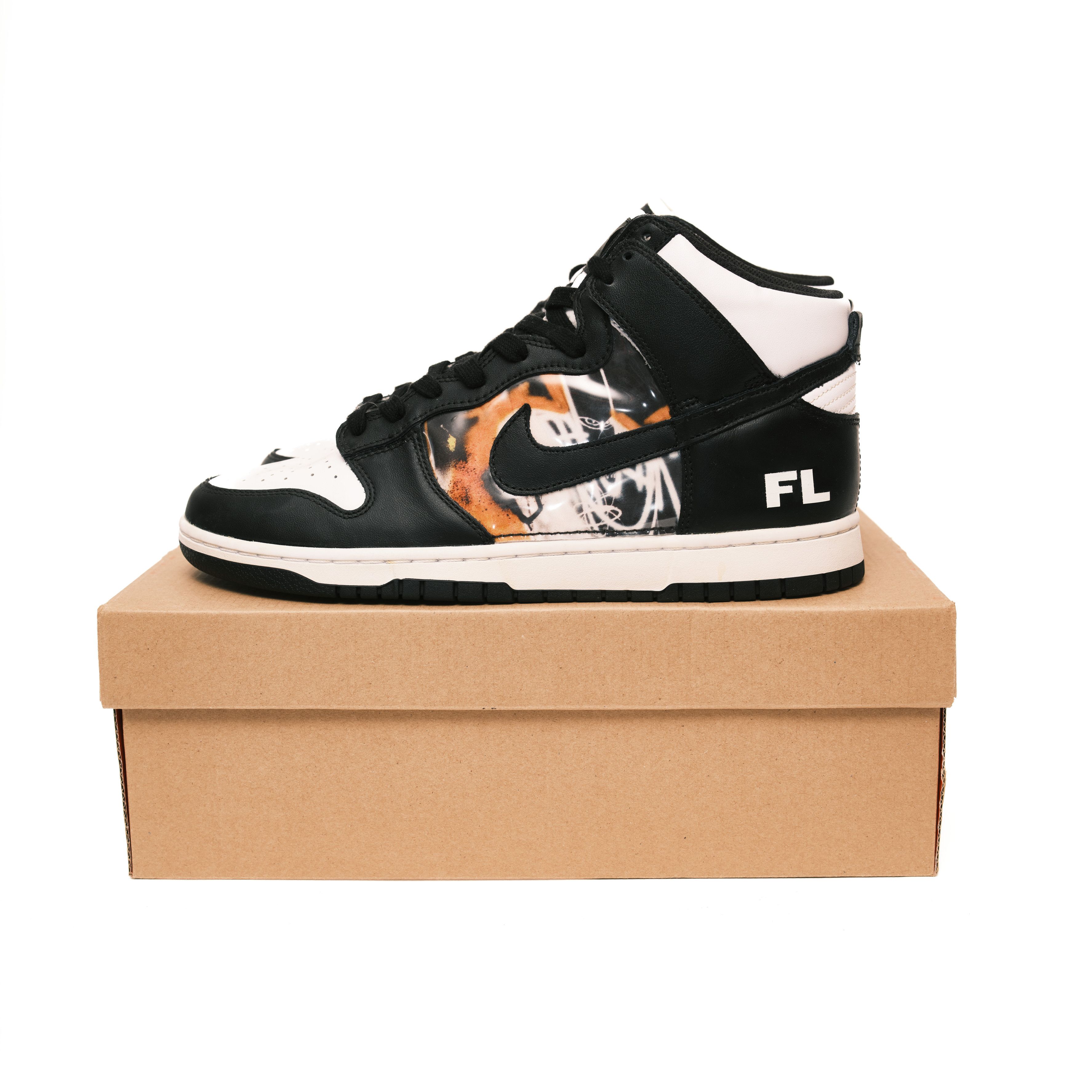 Comme des Garcons Futura Commes Des Garcon No Brainer Nike Dunk High Size 11 Size US 11 / EU 44 - 1 Thumbnail