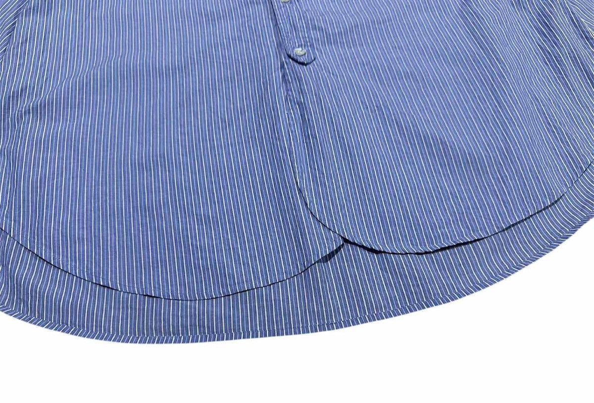 Issey Miyake 🔥Rare Vintage Zucca Issey Miyake High Collar Striped Shirt Size US M / EU 48-50 / 2 - 6 Thumbnail