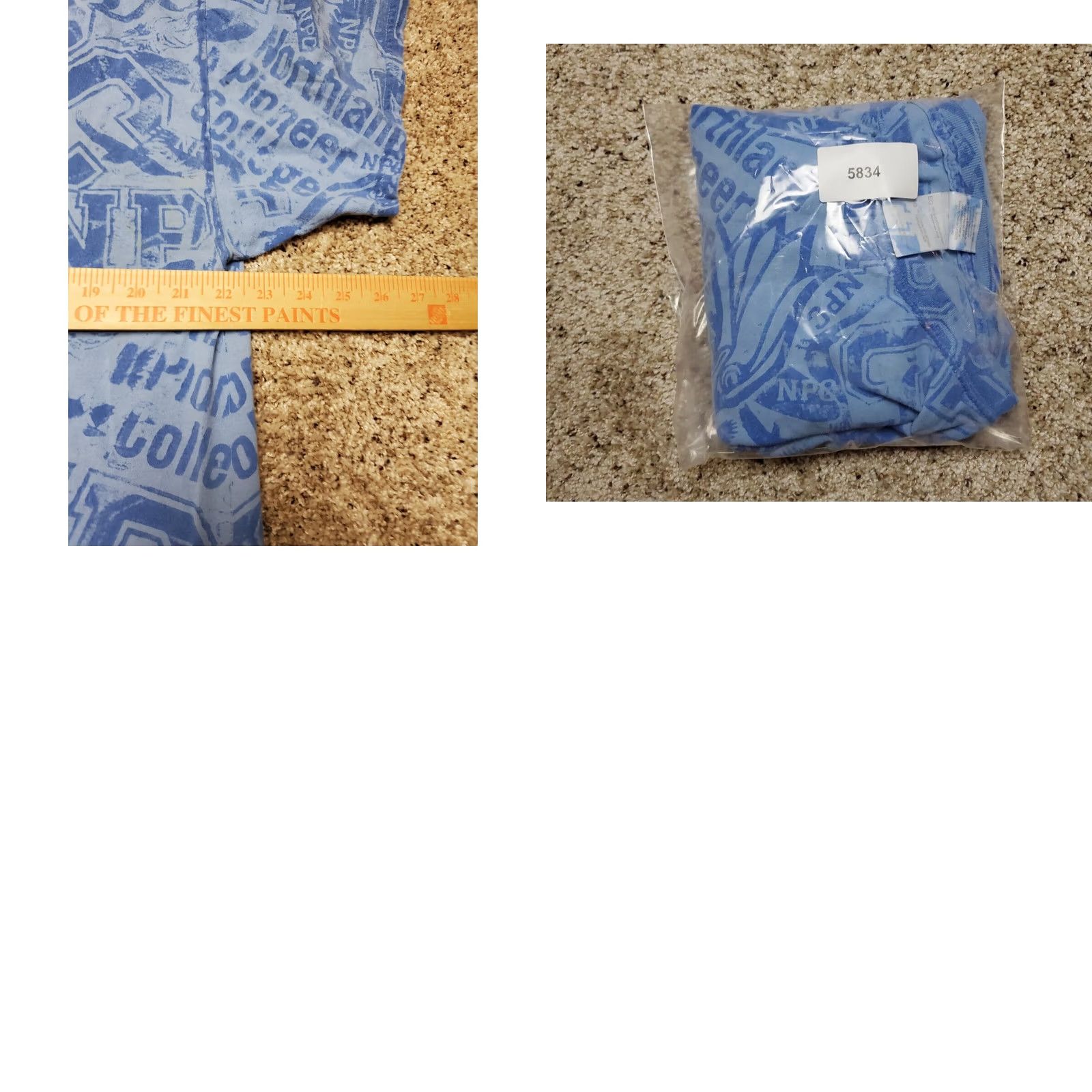 Gildan Gildan Northland Pioneer College T Shirt XL Mens Blue All Over Print Short Sleeve Shirt Ladies? Size US XL / EU 56 / 4 - 8 Thumbnail