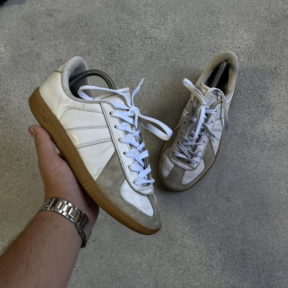 Vintage BW Sport 300 GAT Leather Shoes Maison Margiela Replica Style Size US 5.5 / EU 38 - 1 Thumbnail