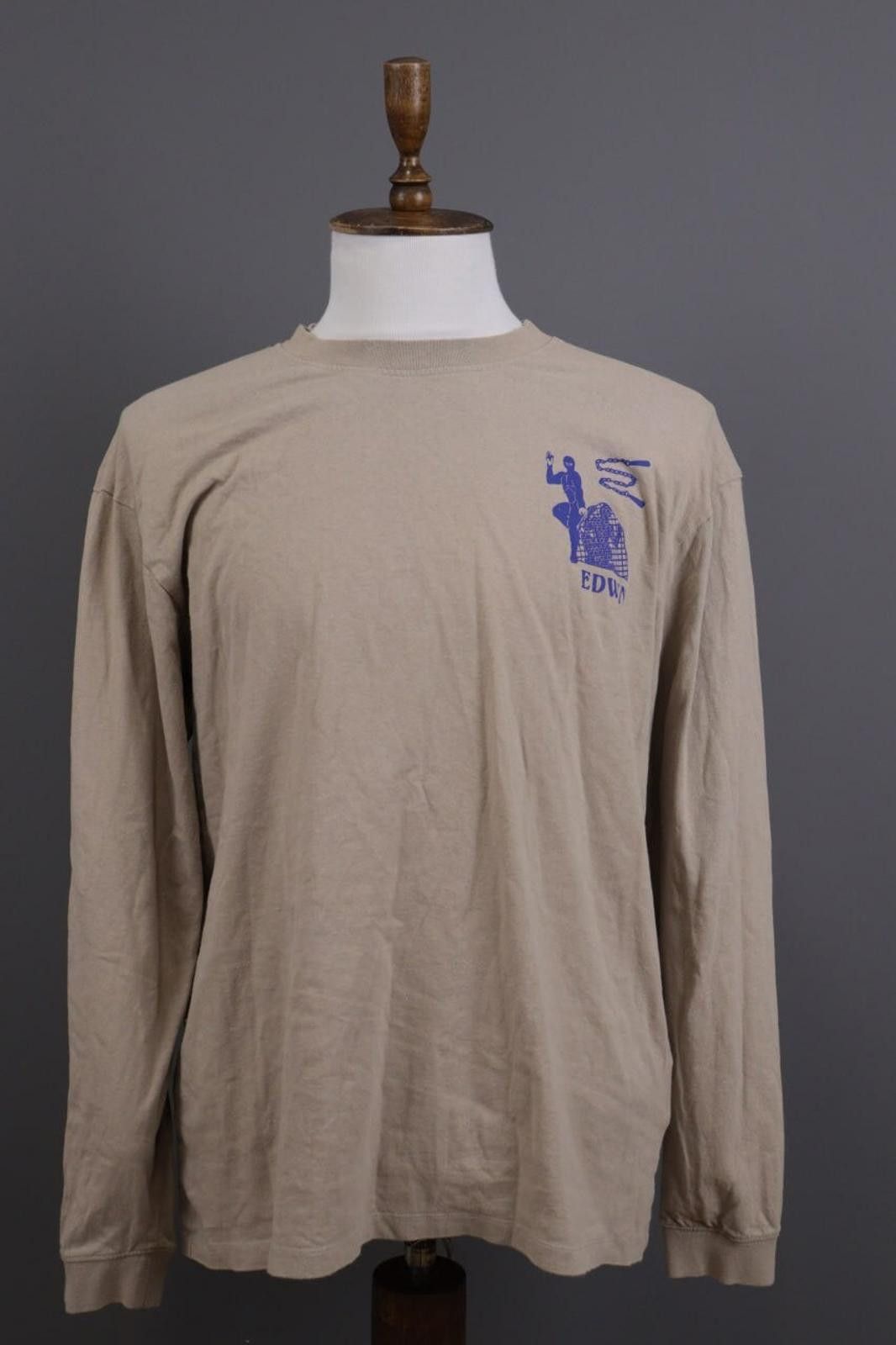 Edwin Edwin Brown Crew Neck Ninja Sweatshirt Sweater Size L Size US L / EU 52-54 / 3 - 1 Thumbnail