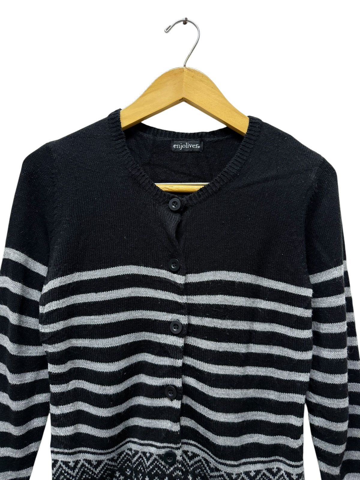 Aran Isles Knitwear Vintage Enjoliver Button Ups Knitwear Cardigan Size S / US 4 / IT 40 - 4 Thumbnail