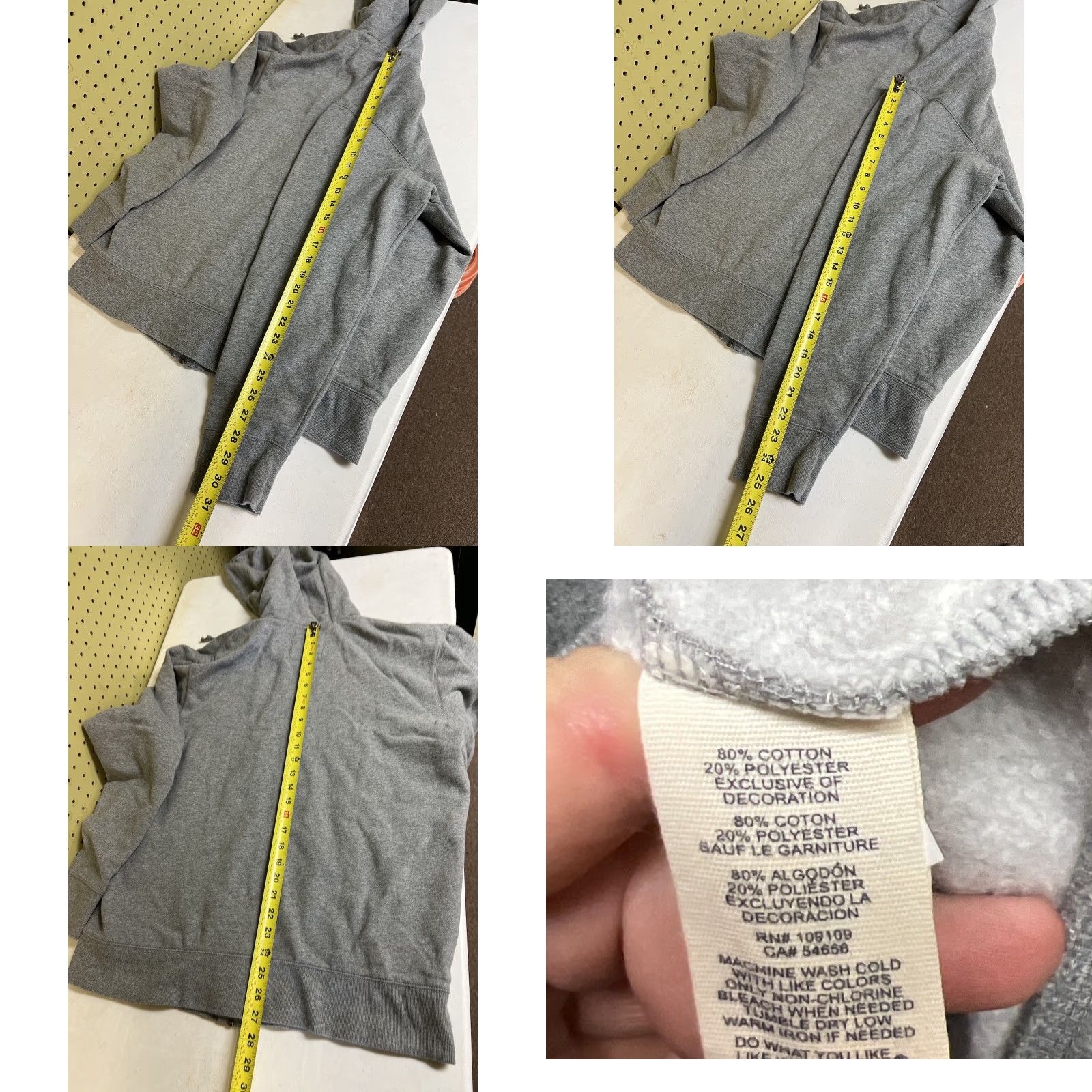 Life is Good Life is Good Hoodie Gray M Full Zip Cotton Blend Mens NWT Spell Out L Patch Size US M / EU 48-50 / 2 - 8 Thumbnail