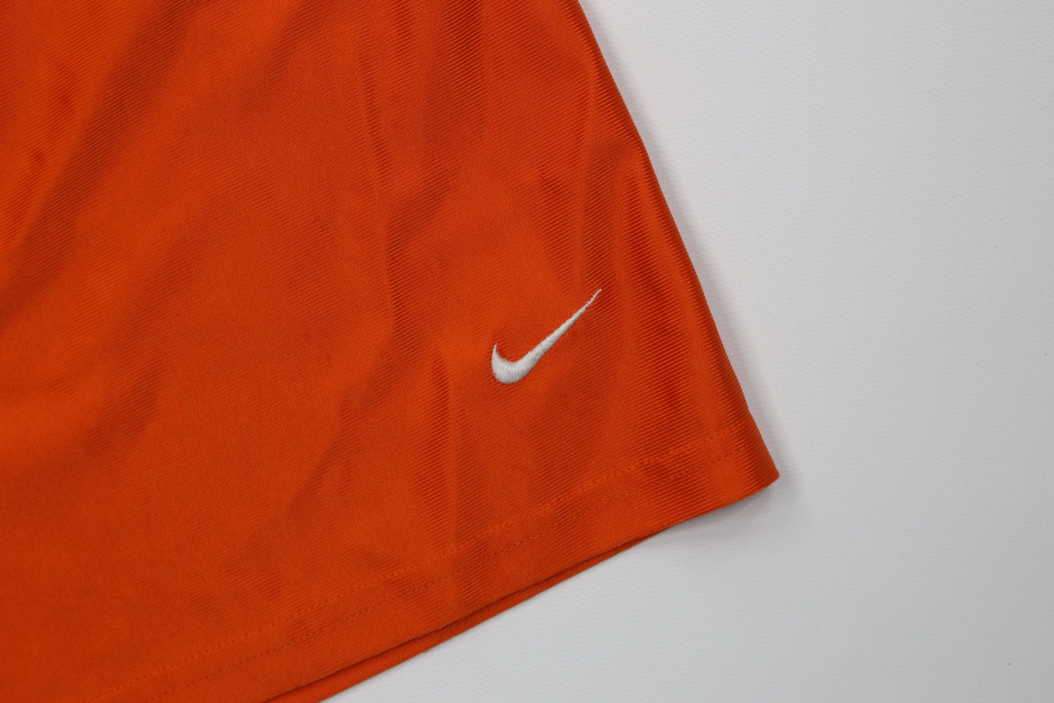Nike Vintage Y2K Nike Mini Swoosh Dazzle Basketball Shorts Orange Size US 36 / EU 52 - 5 Thumbnail