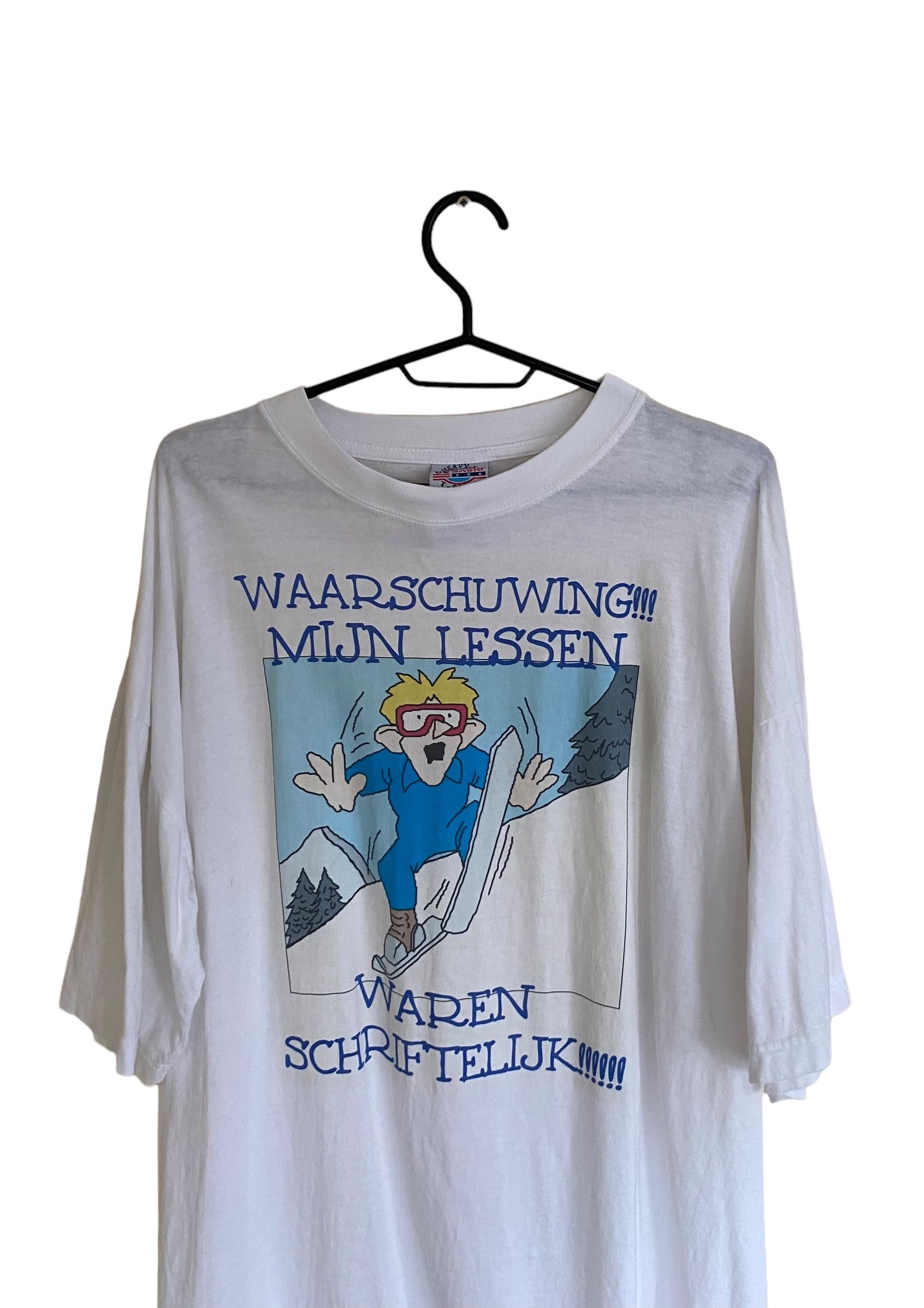 Vintage 90s' paper thin vintage tee Size US XXL / EU 58 / 5 - 2 Thumbnail