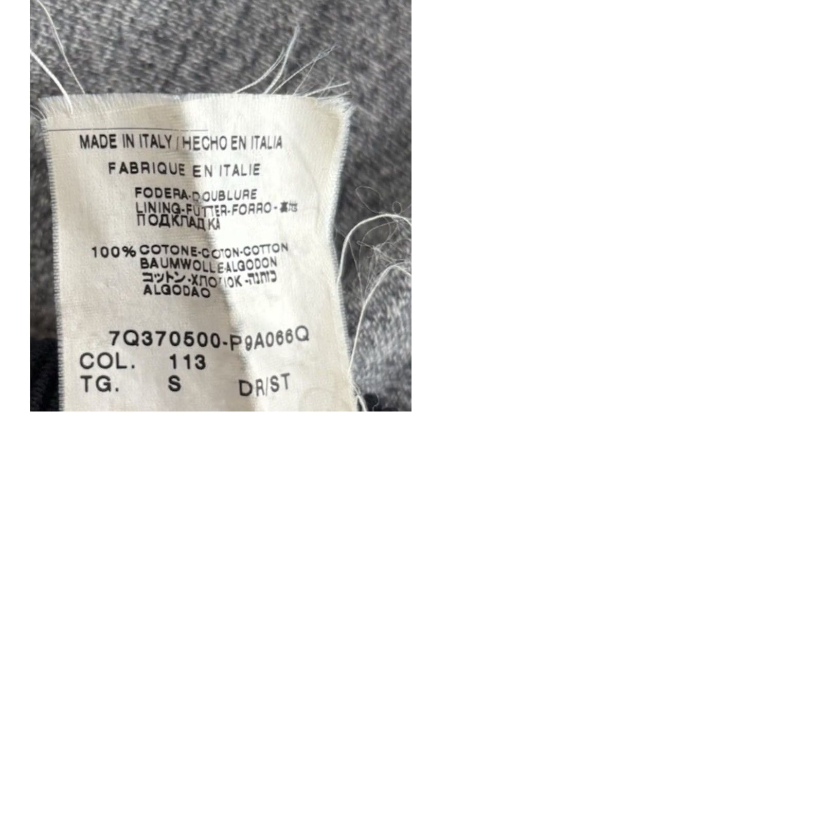 Proenza Schouler PROENZA SCHOULER Sweater Gray Solid Knit Women Size S Made in Italy Cotton Size S / US 4 / IT 40 - 9 Thumbnail