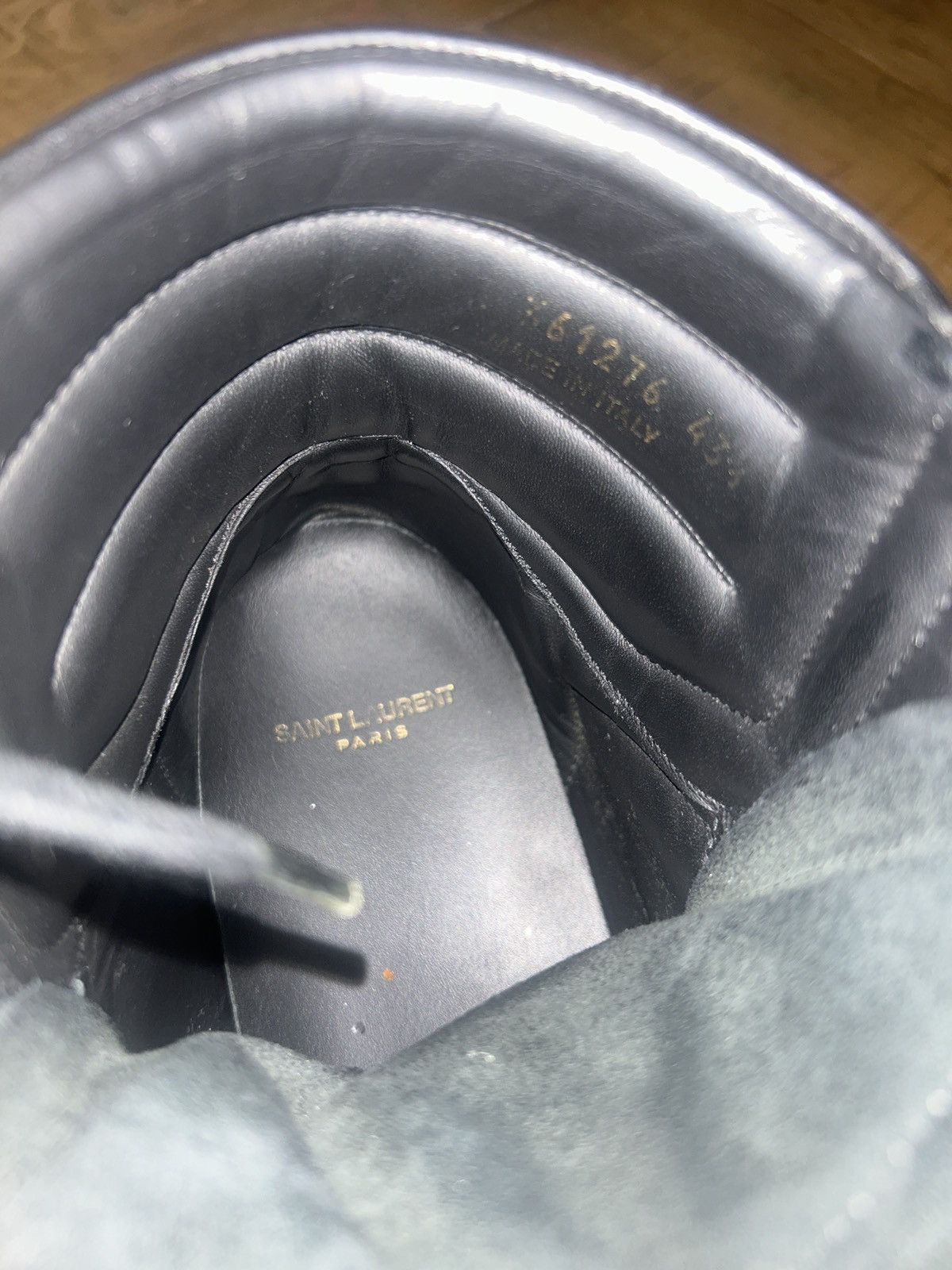 Saint Laurent Paris Saint Laurent black leather studded hightop SL/14h Size US 10.5 / EU 43-44 - 13 Thumbnail
