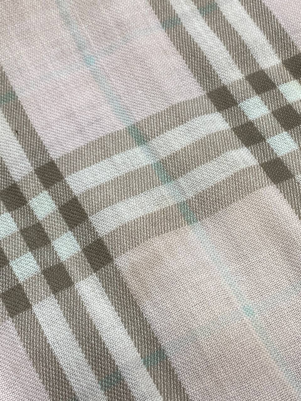 Burberry Vintage Burberry London Check Wool Shawl Scarf Size ONE SIZE - 10 Thumbnail