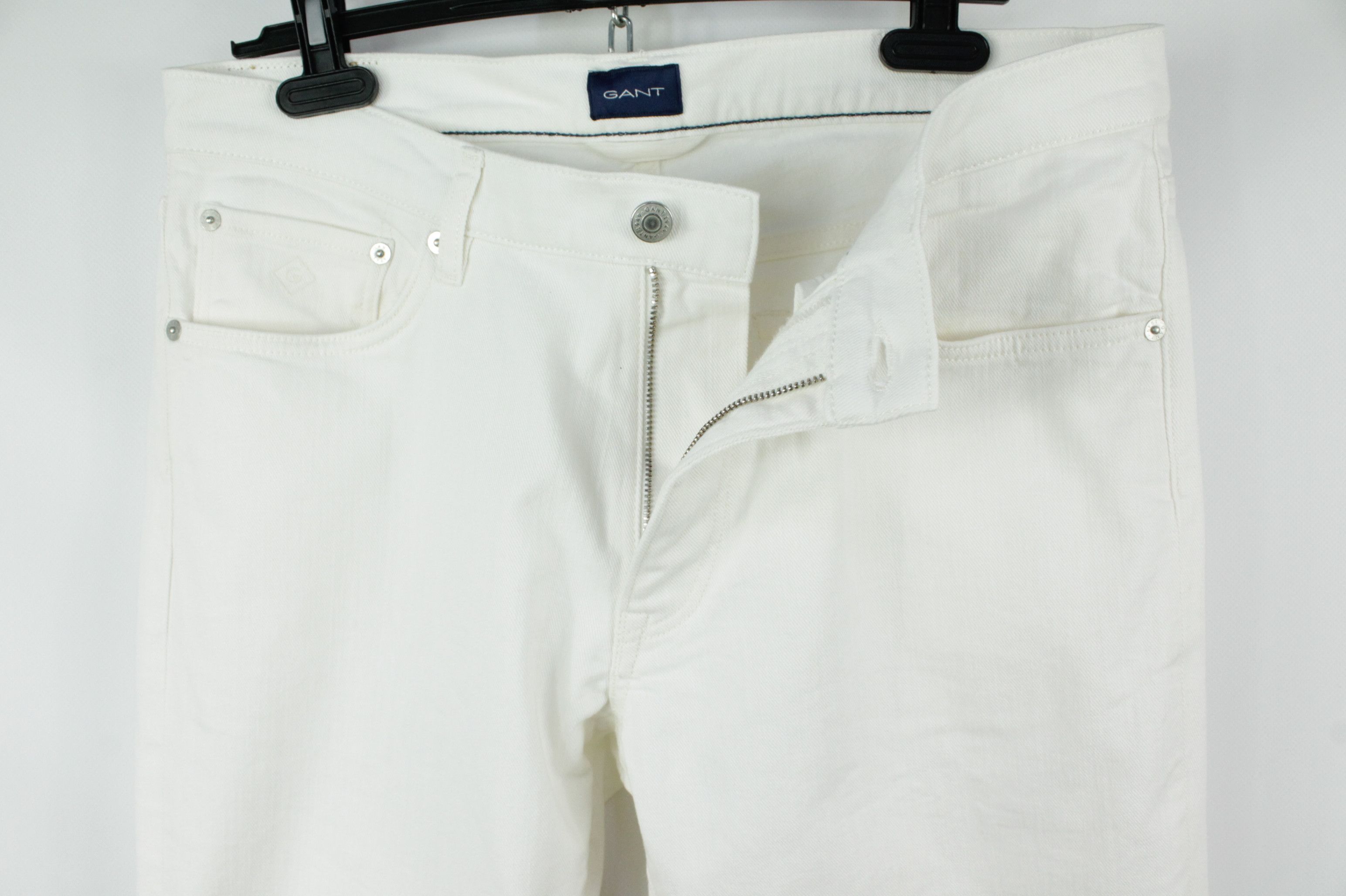 Gant Gant Ecru Denim Slim Fit Jeans Size US 34 / EU 50 - 2 Thumbnail
