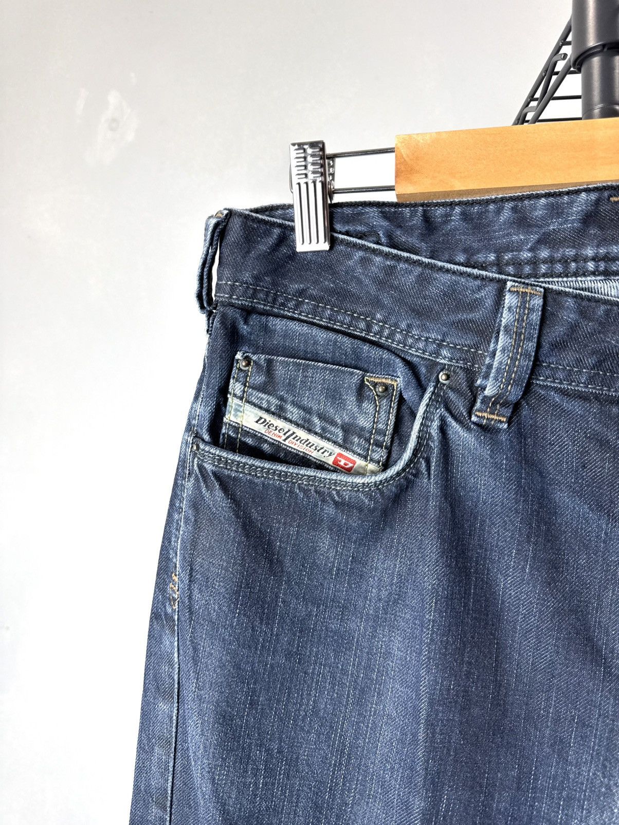 Diesel Vintage Diesel Yarik Embroidered Pockets Denim Pants Y2K Size US 31 - 4 Thumbnail