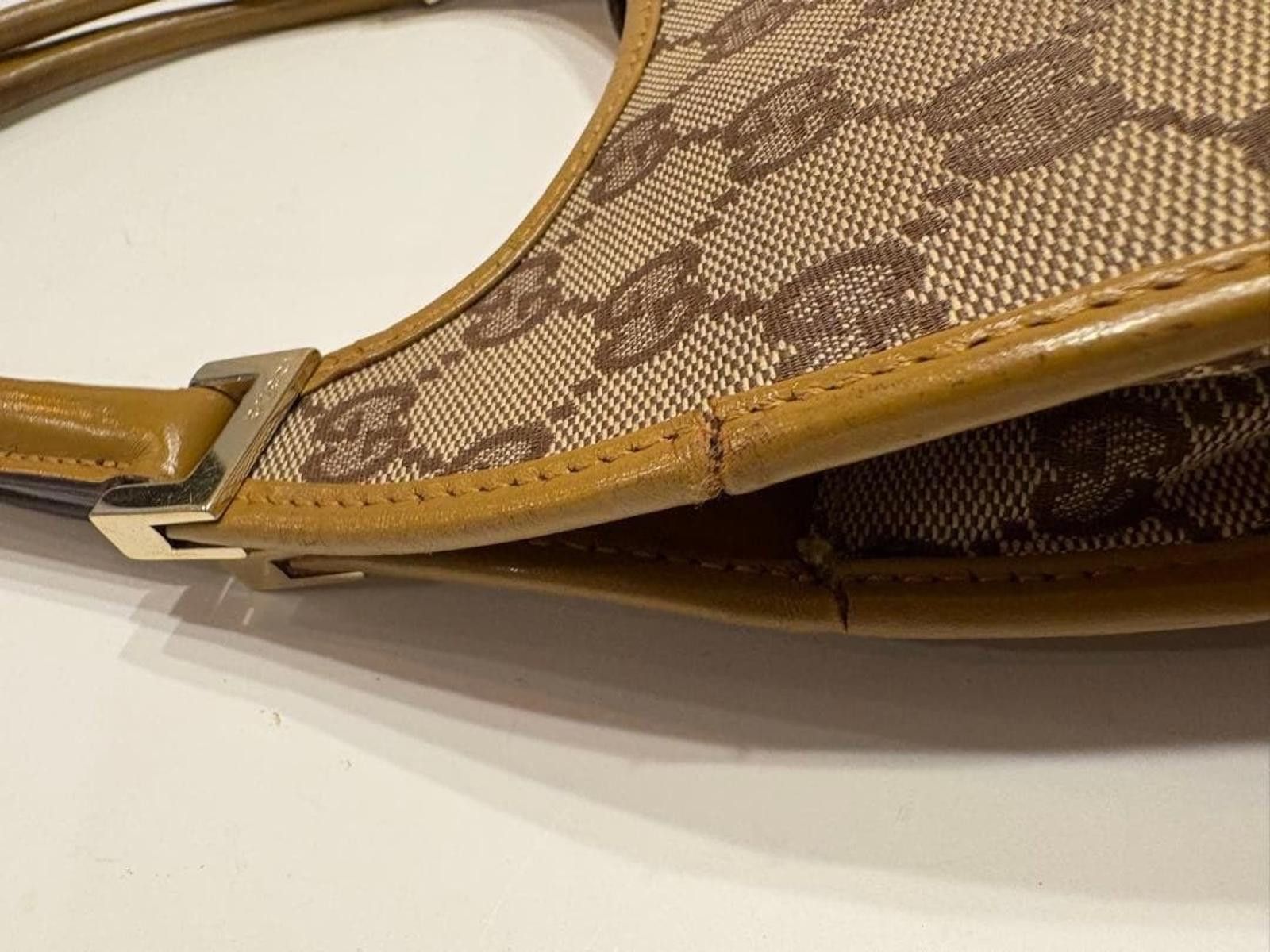 Gucci Gucci - Brown Monogram Canvas Shoulder Bag Size ONE SIZE - 2 Thumbnail