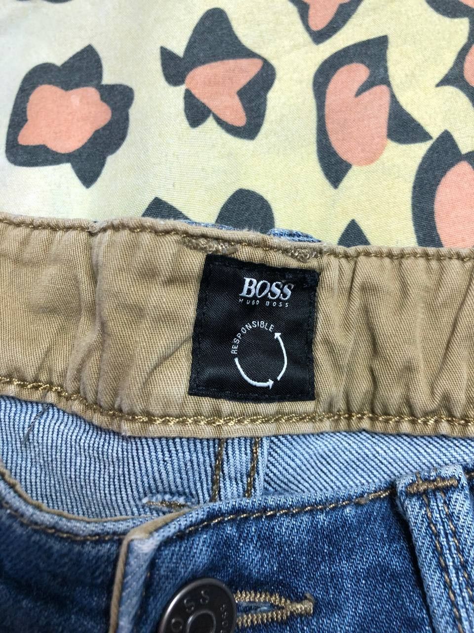 Hugo Boss × Vintage Hugo Boss Orange Regular Fit Cotton Denim Jeans Vintage Size US 33 - 2 Thumbnail