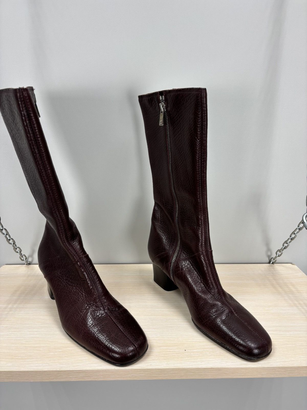 Bally Womens boots Bally Size 38 Color Red Size US 8 / IT 38 - 2 Thumbnail