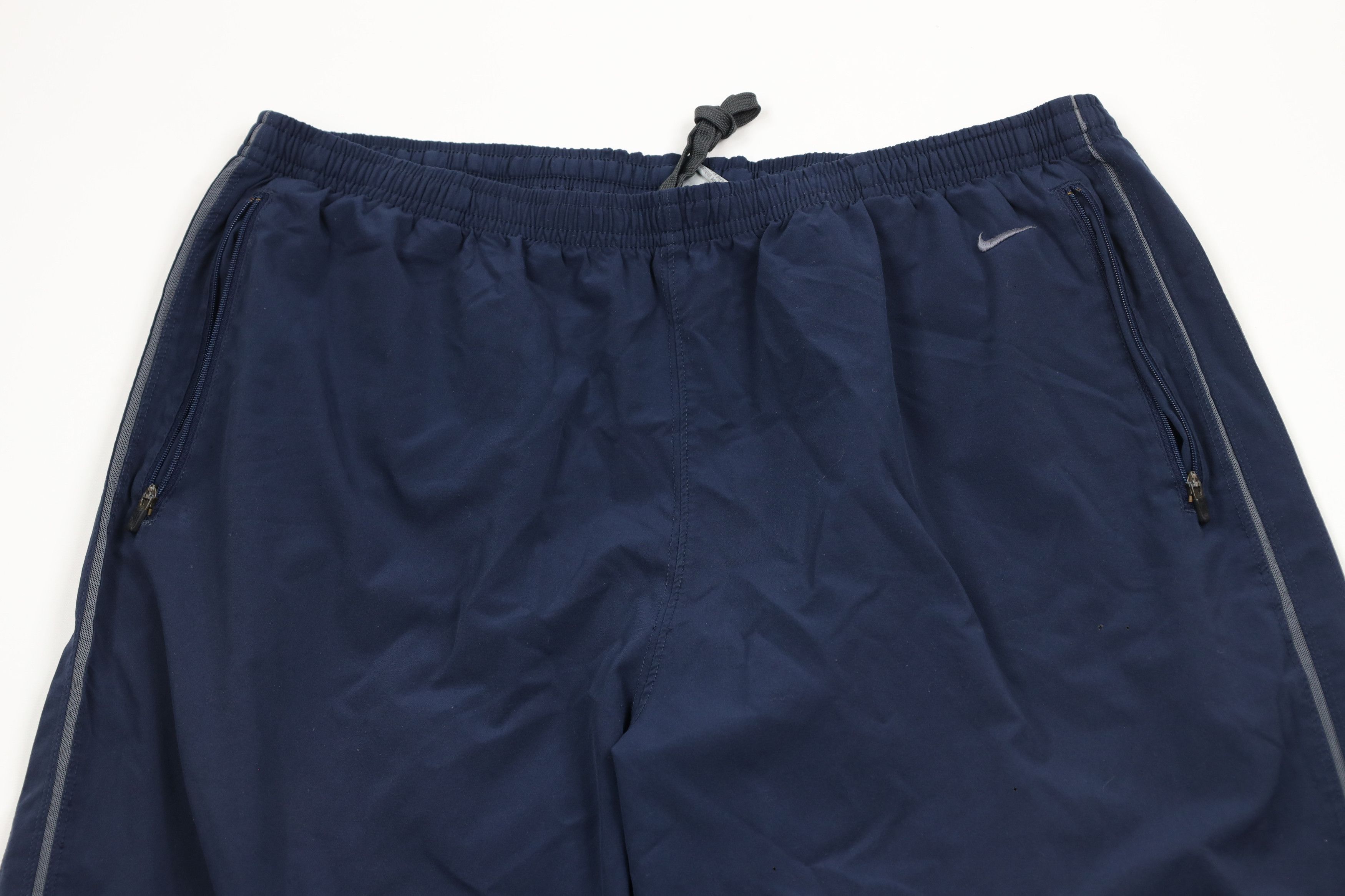 Nike × Vintage Vintage Y2K Nike Travis Scott Mini Swoosh Stretch Pants Blue Size US 38 / EU 54 - 2 Thumbnail
