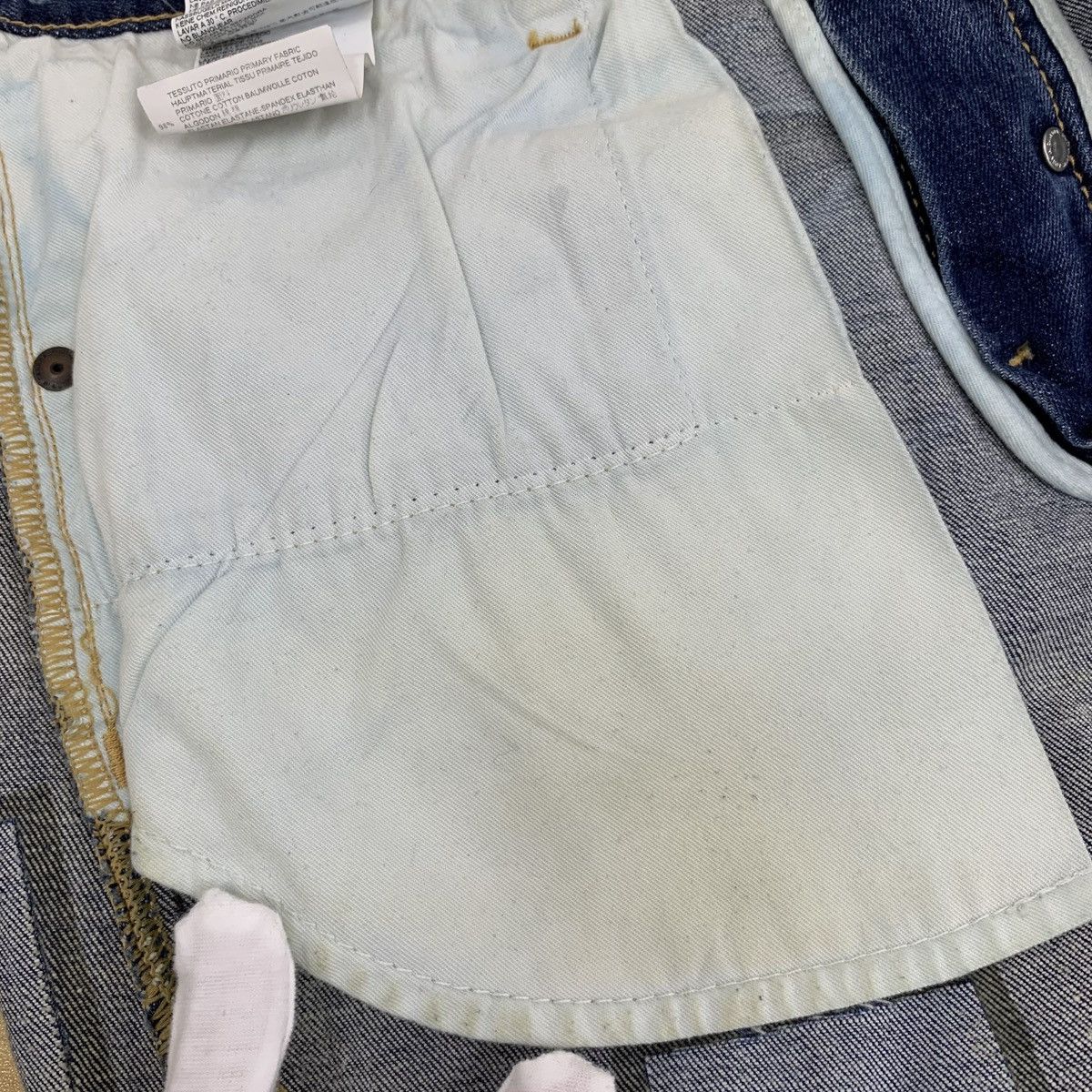 Dsquared2 Dsquared2 Dark Blue Ripped Patchwork Denim Pants K26WX Size US 28 / EU 44 - 8 Thumbnail