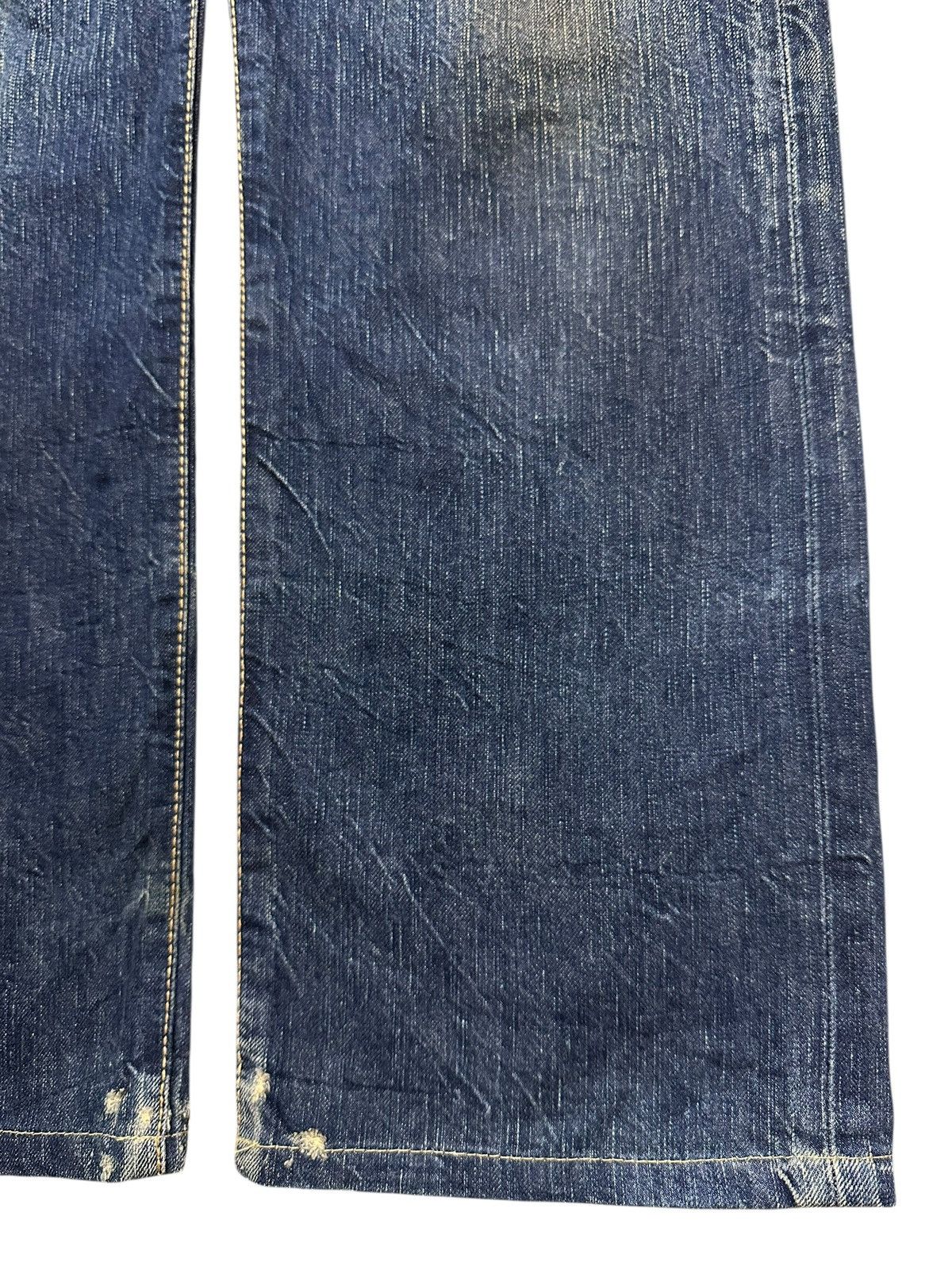 Edwin Vintage Edwin Mud Wash Style Distress Style Loose Jeans Size US 34 / EU 50 - 8 Thumbnail