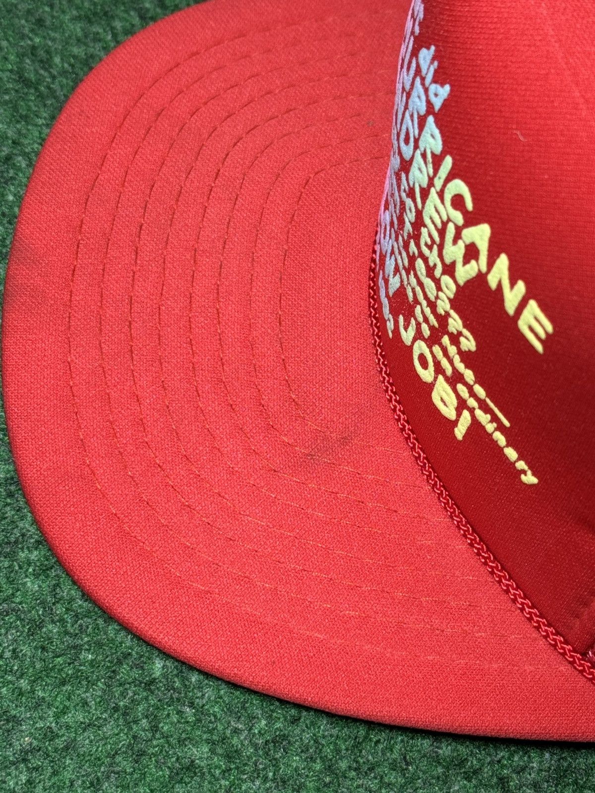 Vintage Hurricane Andrew Vintage 90s Blowjob Snapback Trucker Hat Size ONE SIZE - 5 Thumbnail