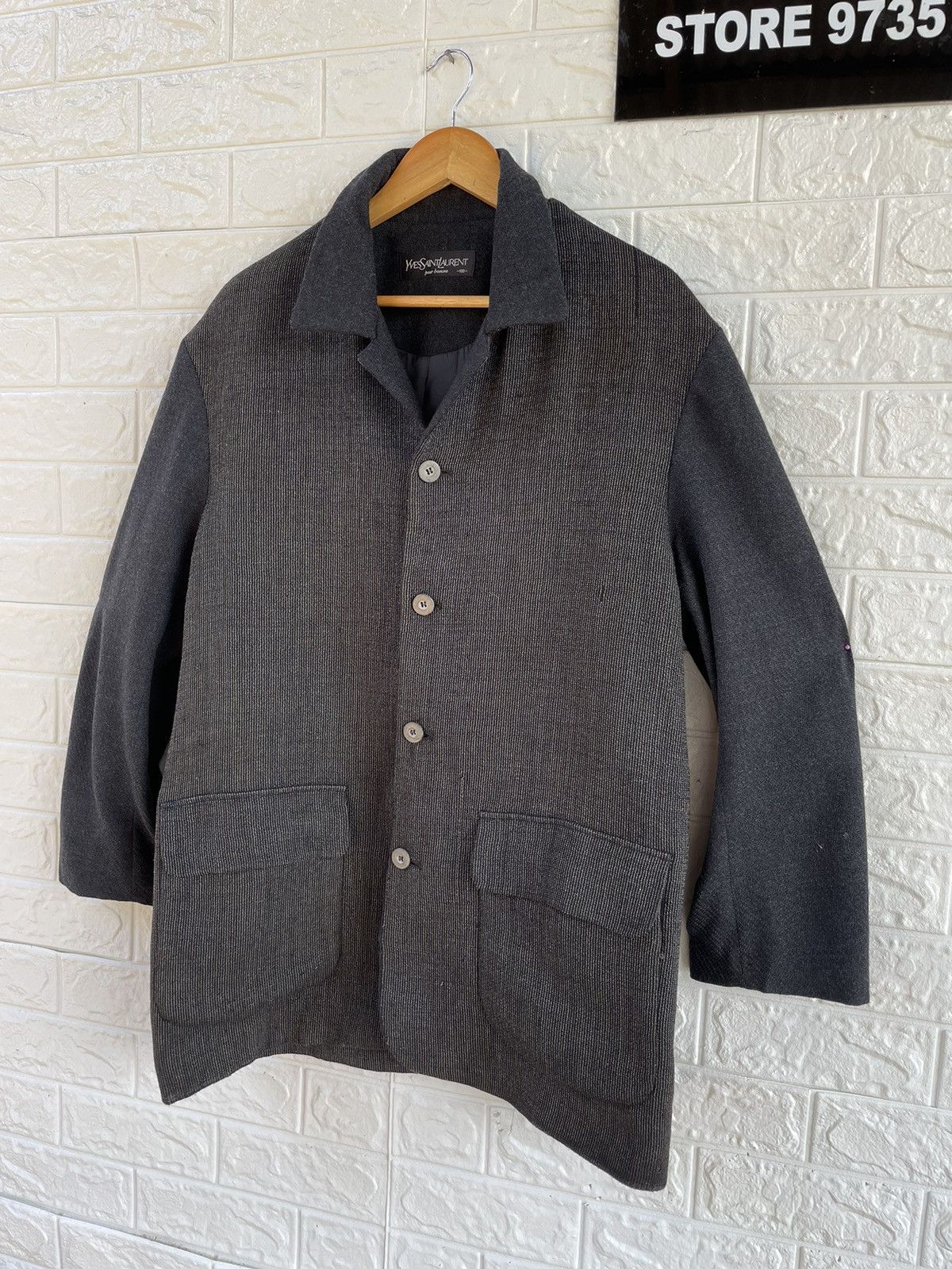Japanese Brand × Vintage × Yves Saint Laurent Vintage YSL Buttom Jacket Size US XL / EU 56 / 4 - 4 Thumbnail