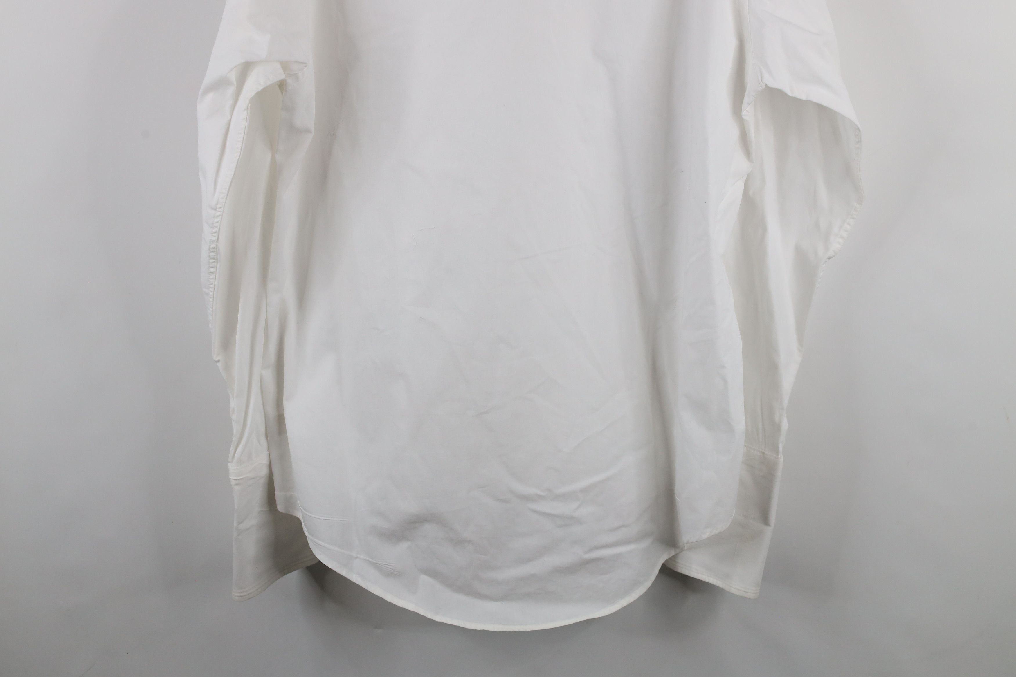 Vintage Vintage 90s Cotton Ruffled Prom Tuxedo Button Shirt White Size US M / EU 48-50 / 2 - 11 Thumbnail