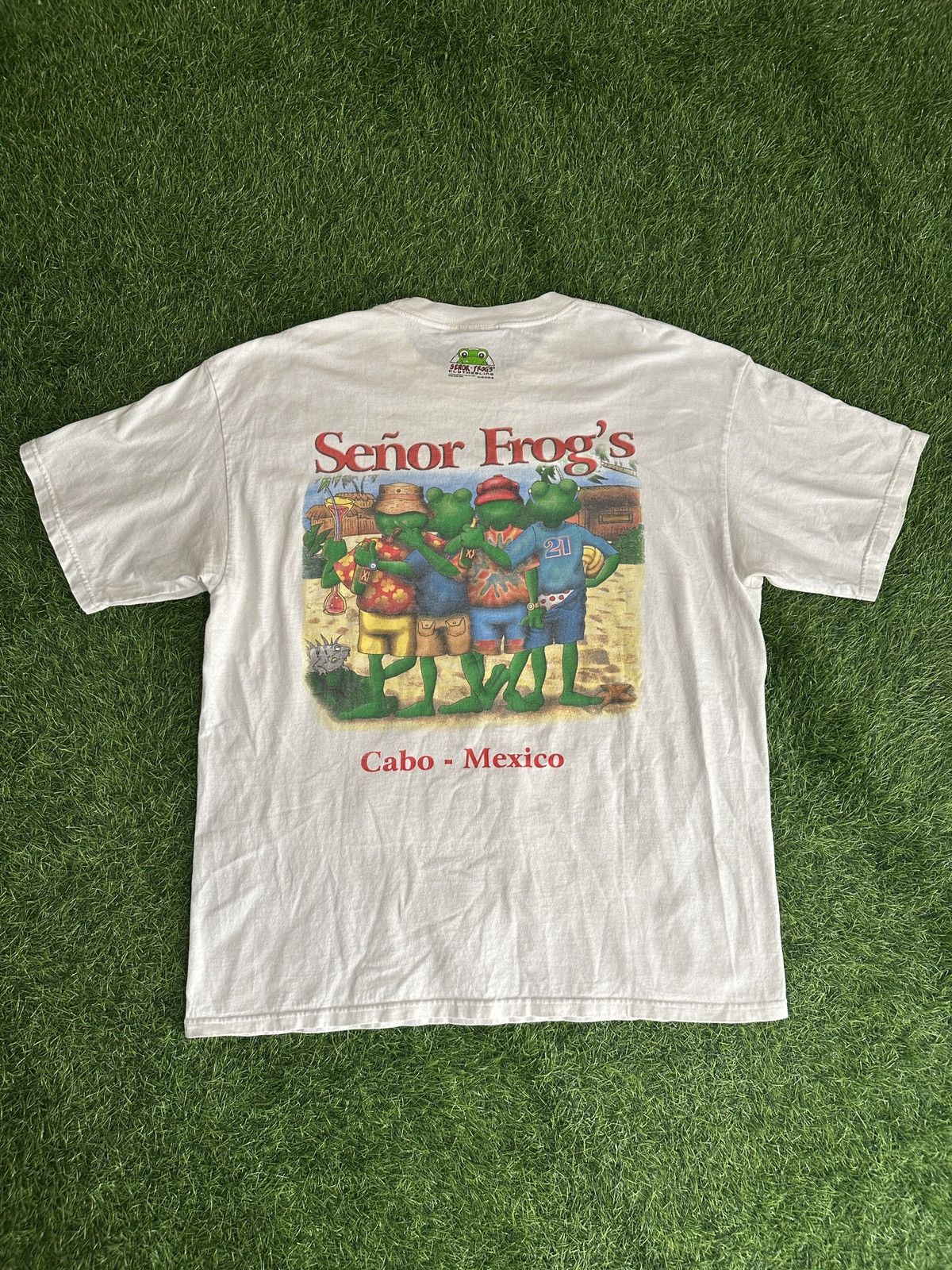 Vintage Vintage senor frogs cabo mexico tee shirt size L Size US L / EU 52-54 / 3 - 2 Thumbnail