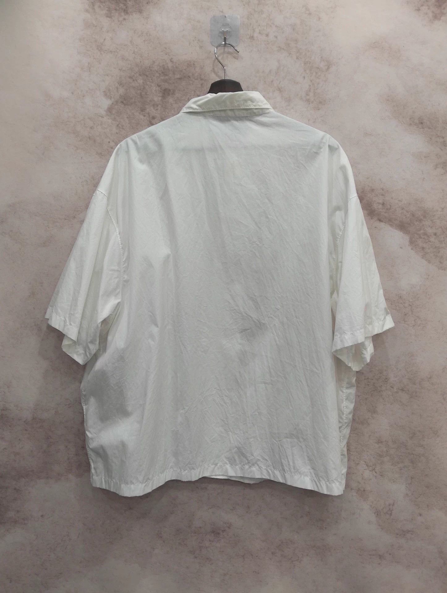 Prada PRADA white pocket triangle logo shirt XXL Size US XXL / EU 58 / 5 - 2 Thumbnail